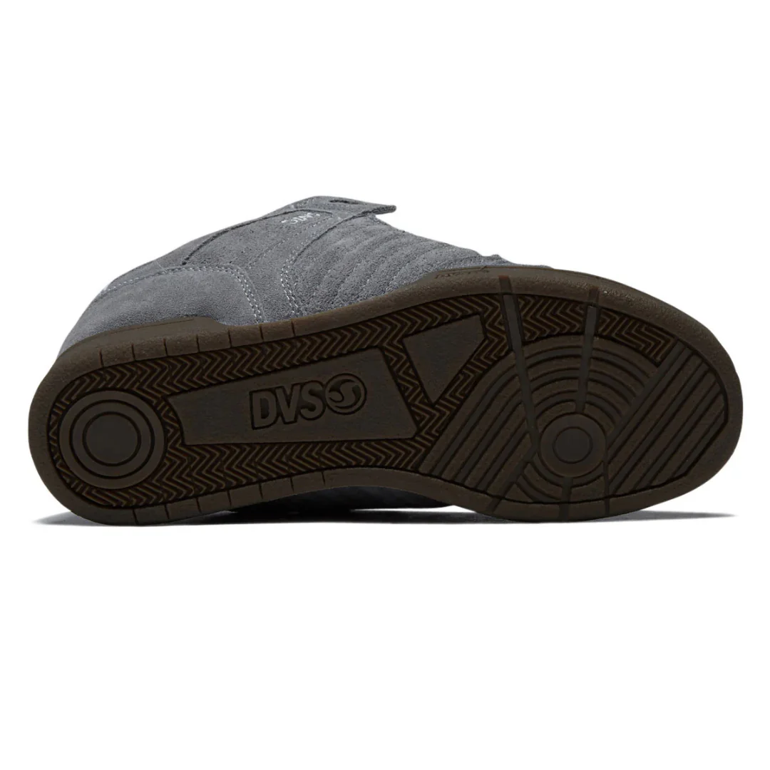 DVS Men's Celsius Skate Shoe - Charcoal White Gum Suede - Image 4