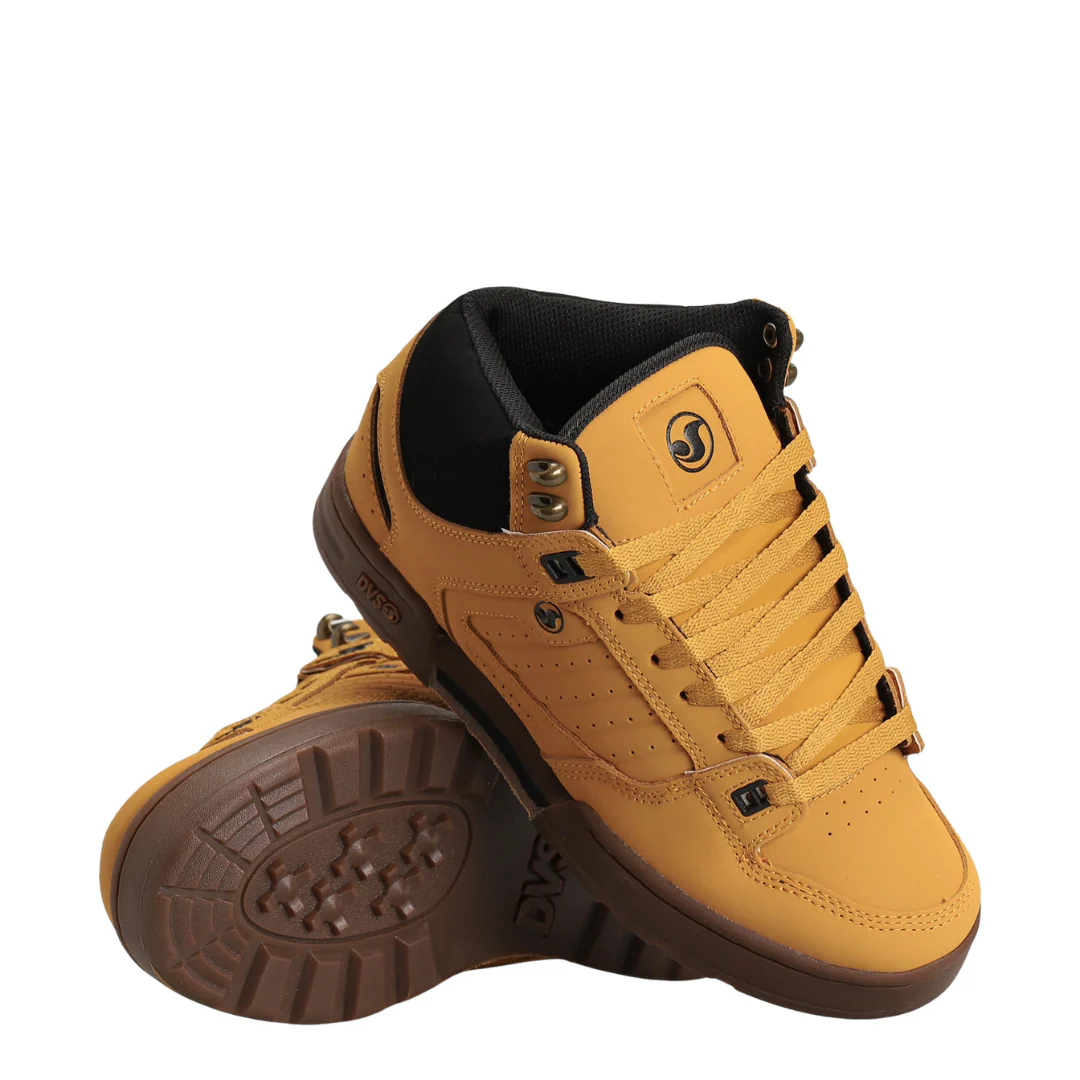 DVS Men's Militia Boot Skate Shoe - Chamois Black Nubuck - Image 2