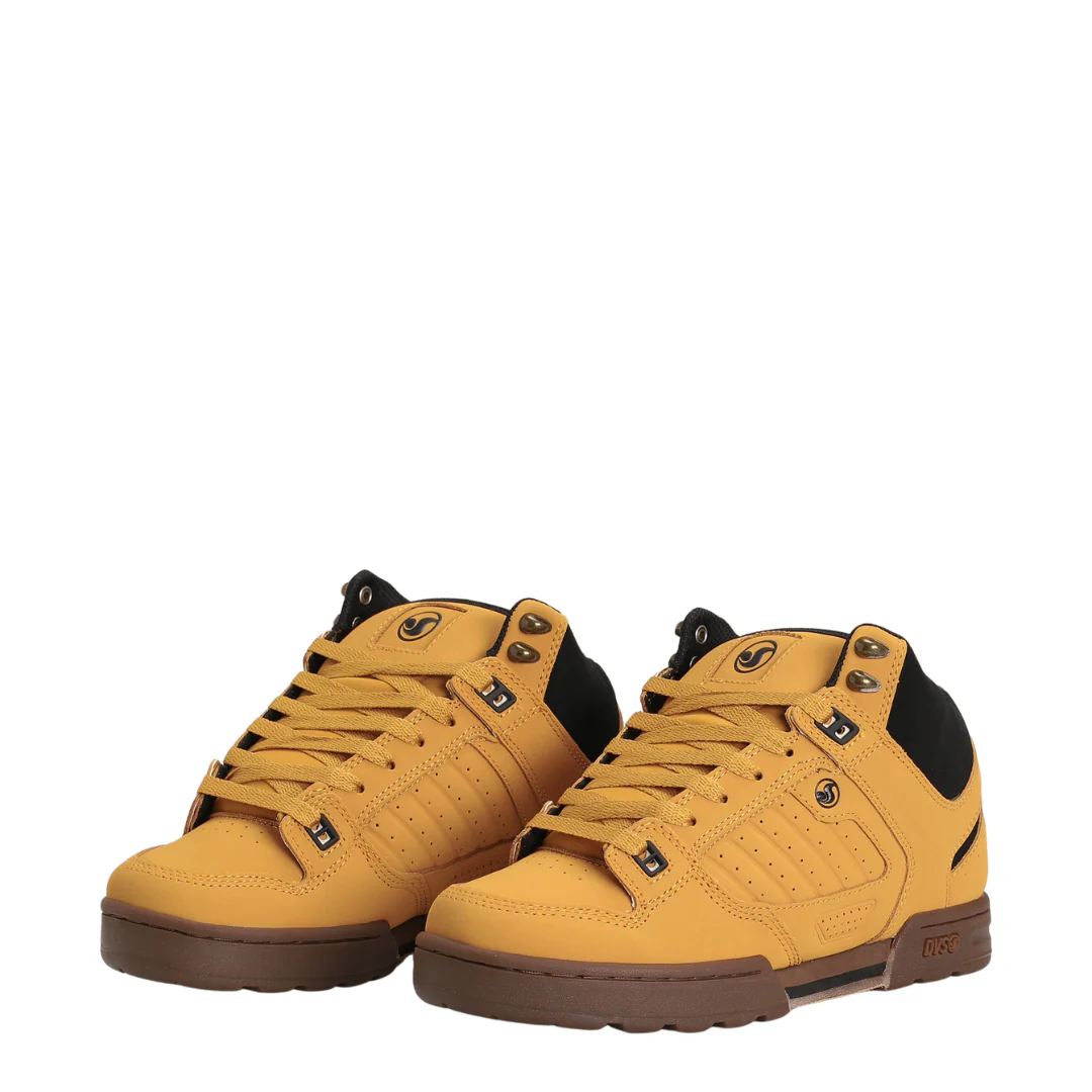 DVS Men's Militia Boot Skate Shoe - Chamois Black Nubuck - Image 3