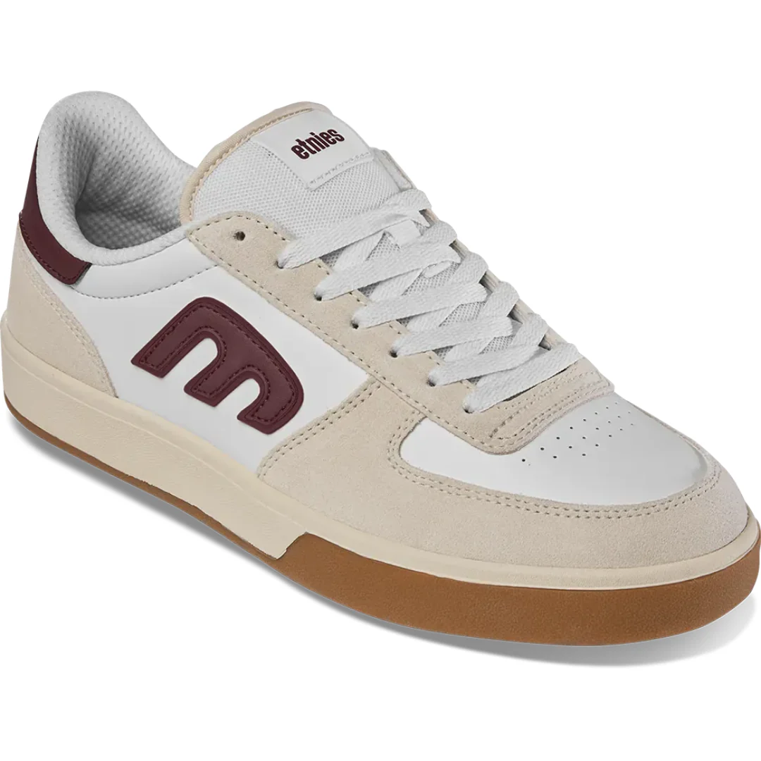 Etnies Men's Emerson Skate Shoes - Tan/White - Image 2