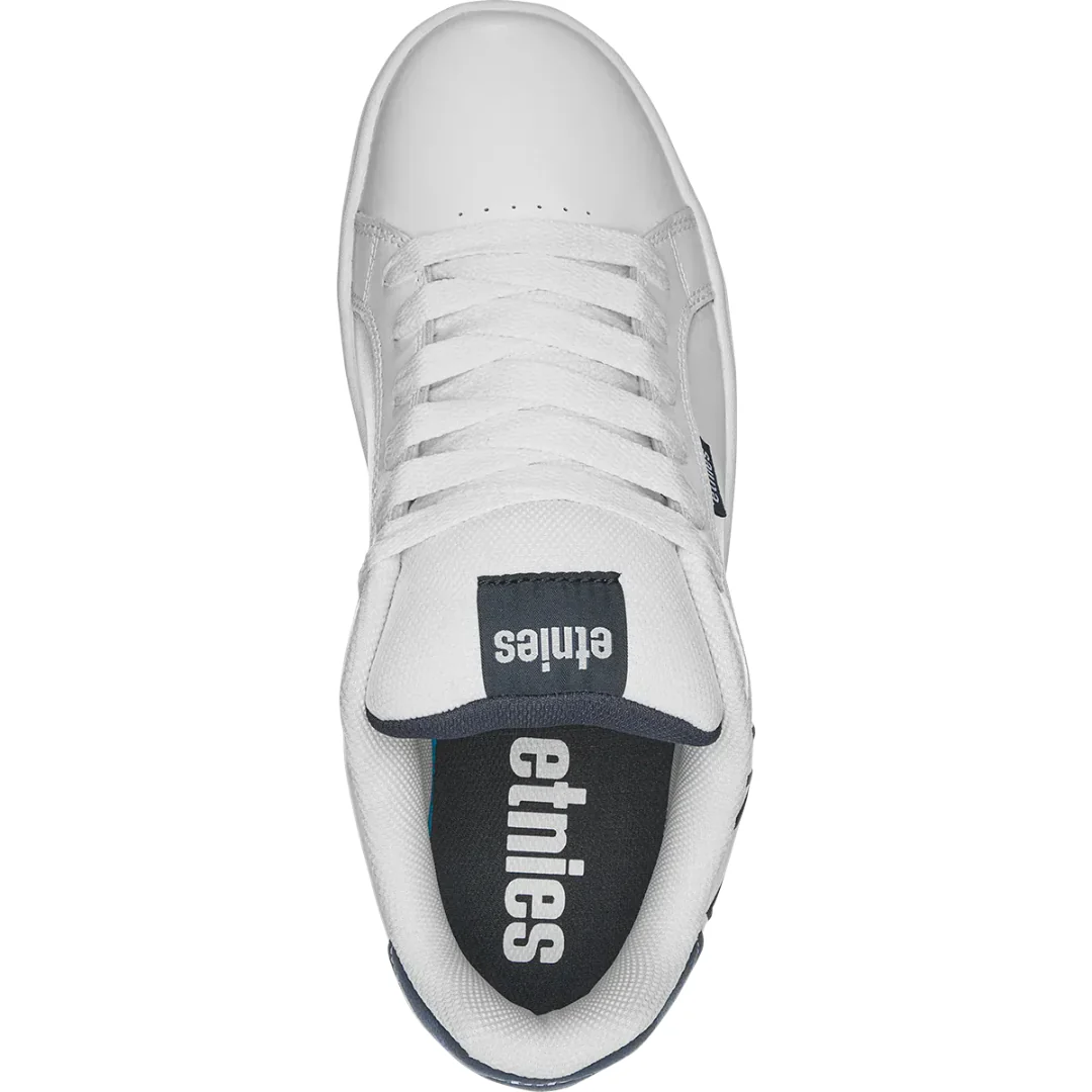 Etnies Men's Fader Skate Shoes - White/Navy - Image 3