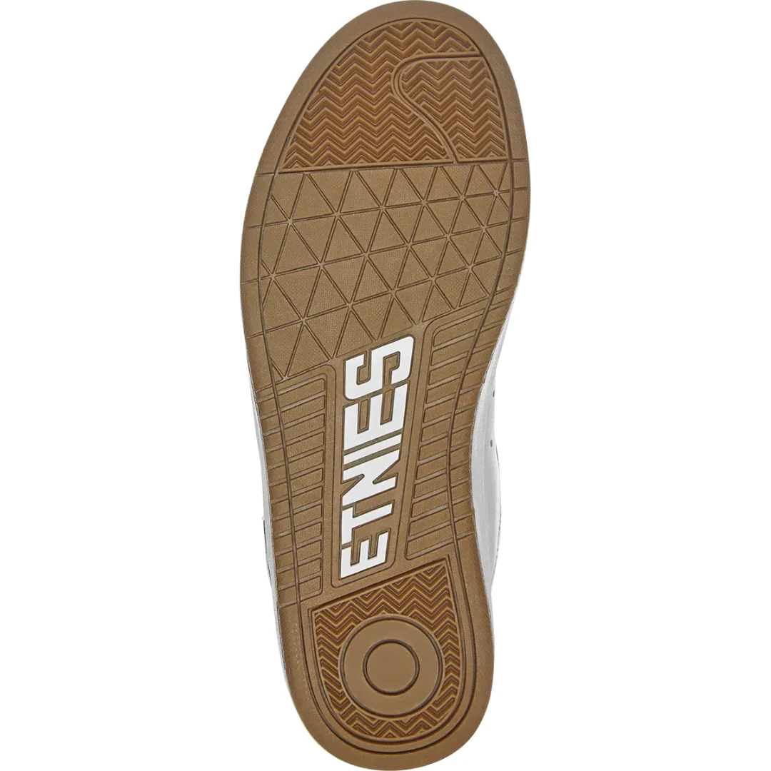 Etnies Men's Fader Skate Shoes - White/Navy - Image 4