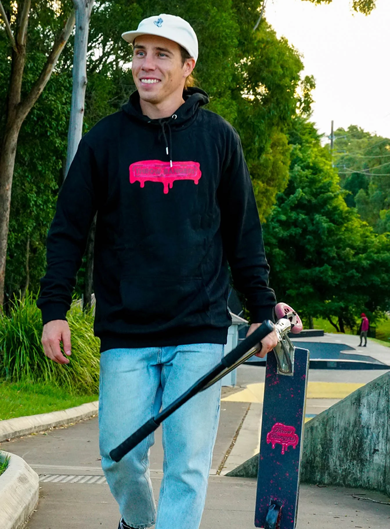 Figz Throw Bangers - Adult Hoodie - Image 2