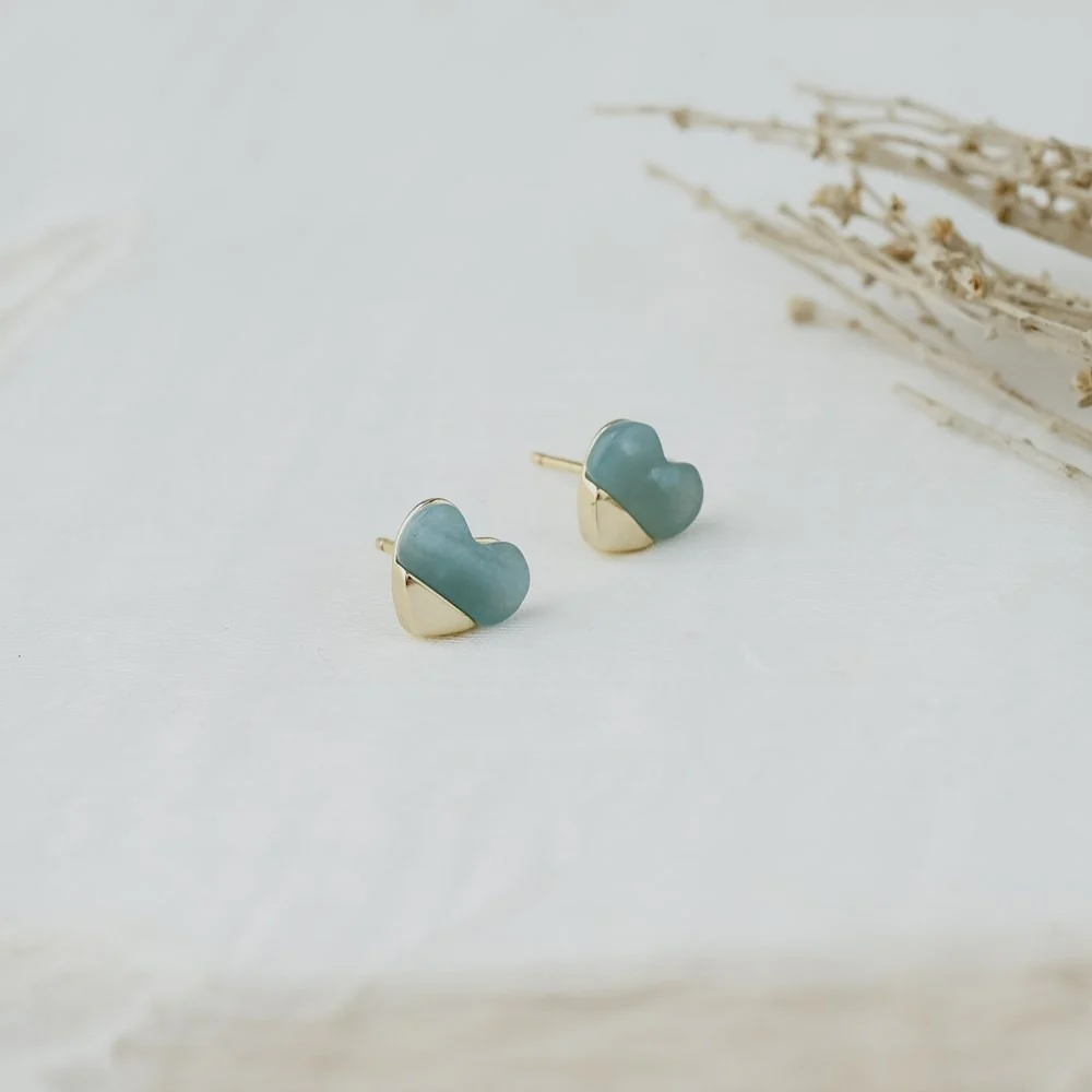 Glee Full Heart Studs