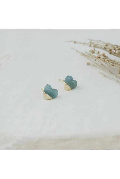 Glee Full Heart Studs - Image 3