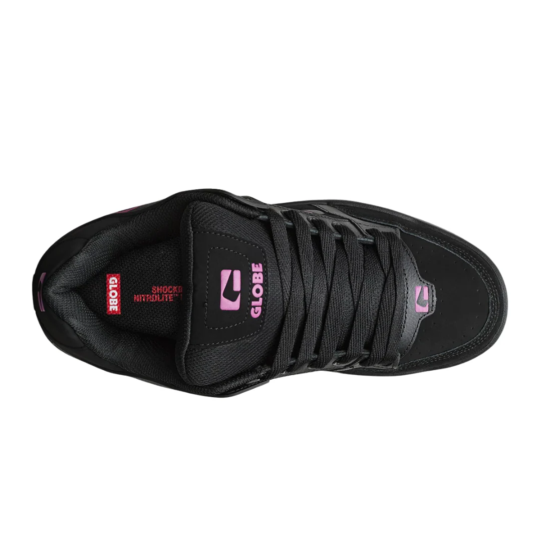 Globe Women's Tilt Shoes - Black/Black/Pink - Image 2