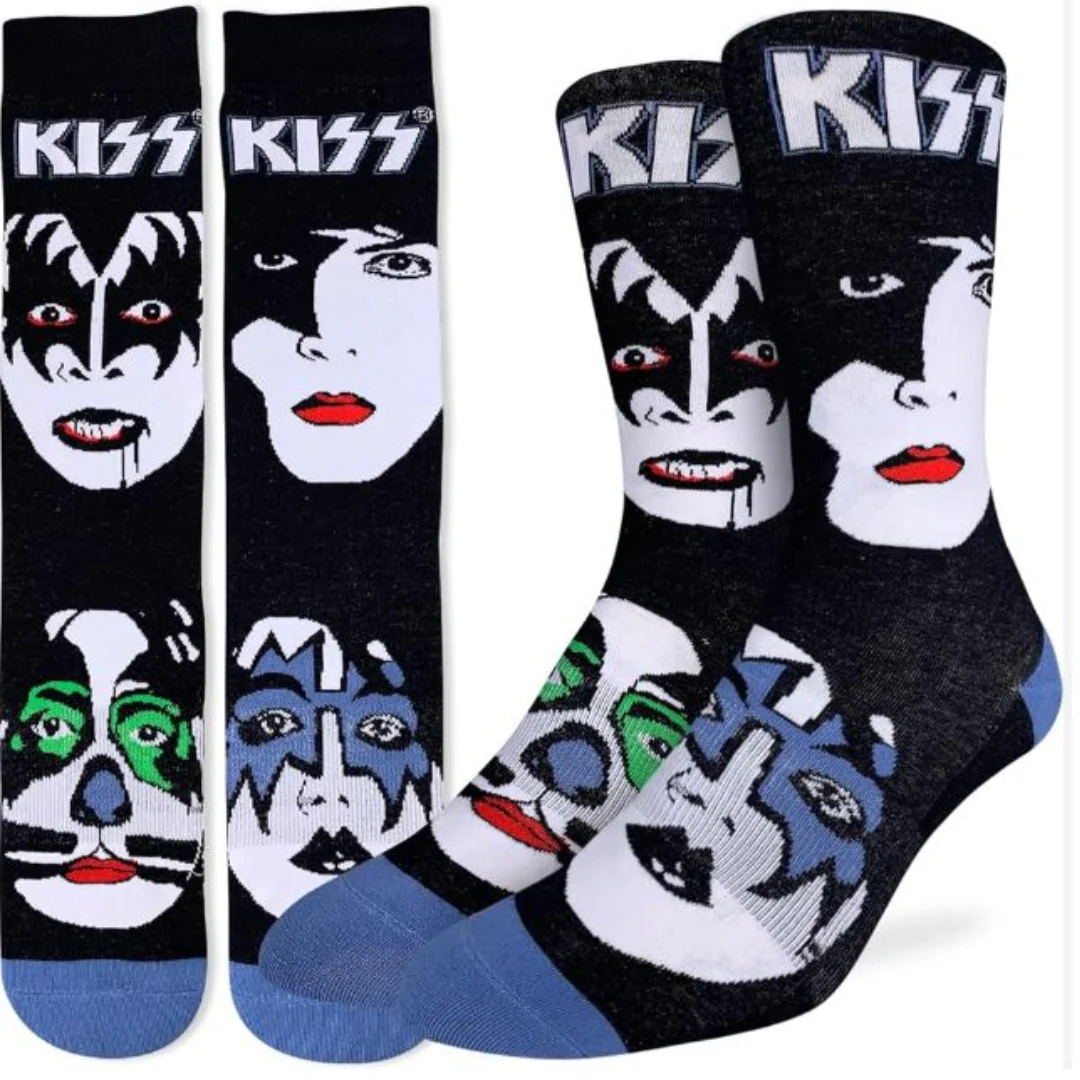 Good Luck Socks Men's Kiss Band Socks