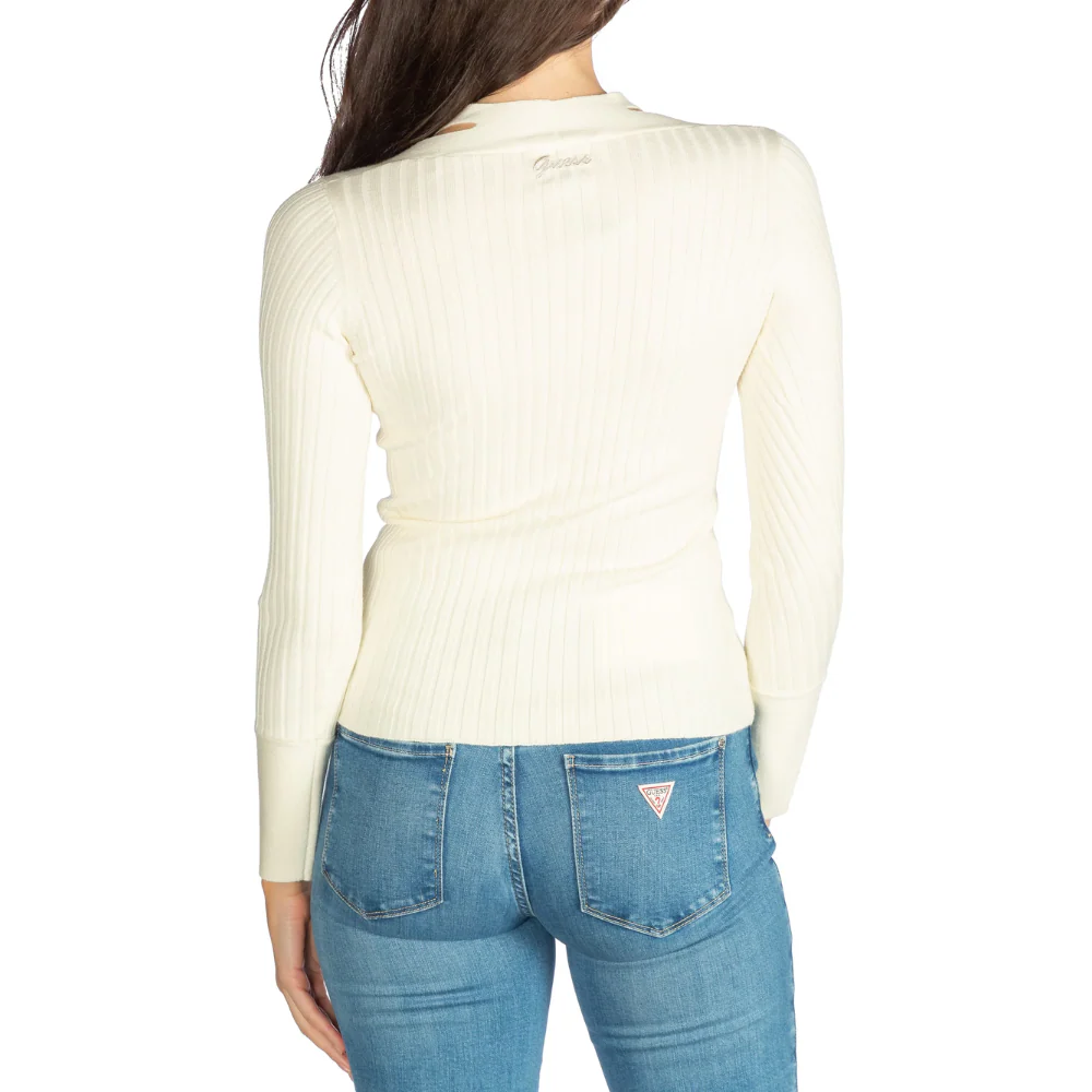 Guess Women's LS V-Neck Aline Sweater - Image 2