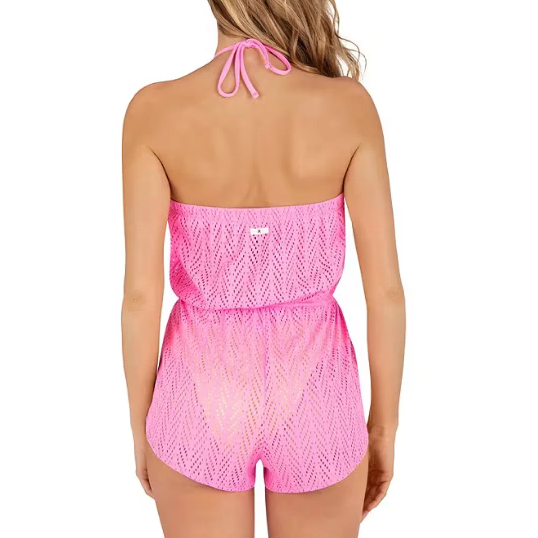Hurley Women's Crochet Tube Romper - Image 3