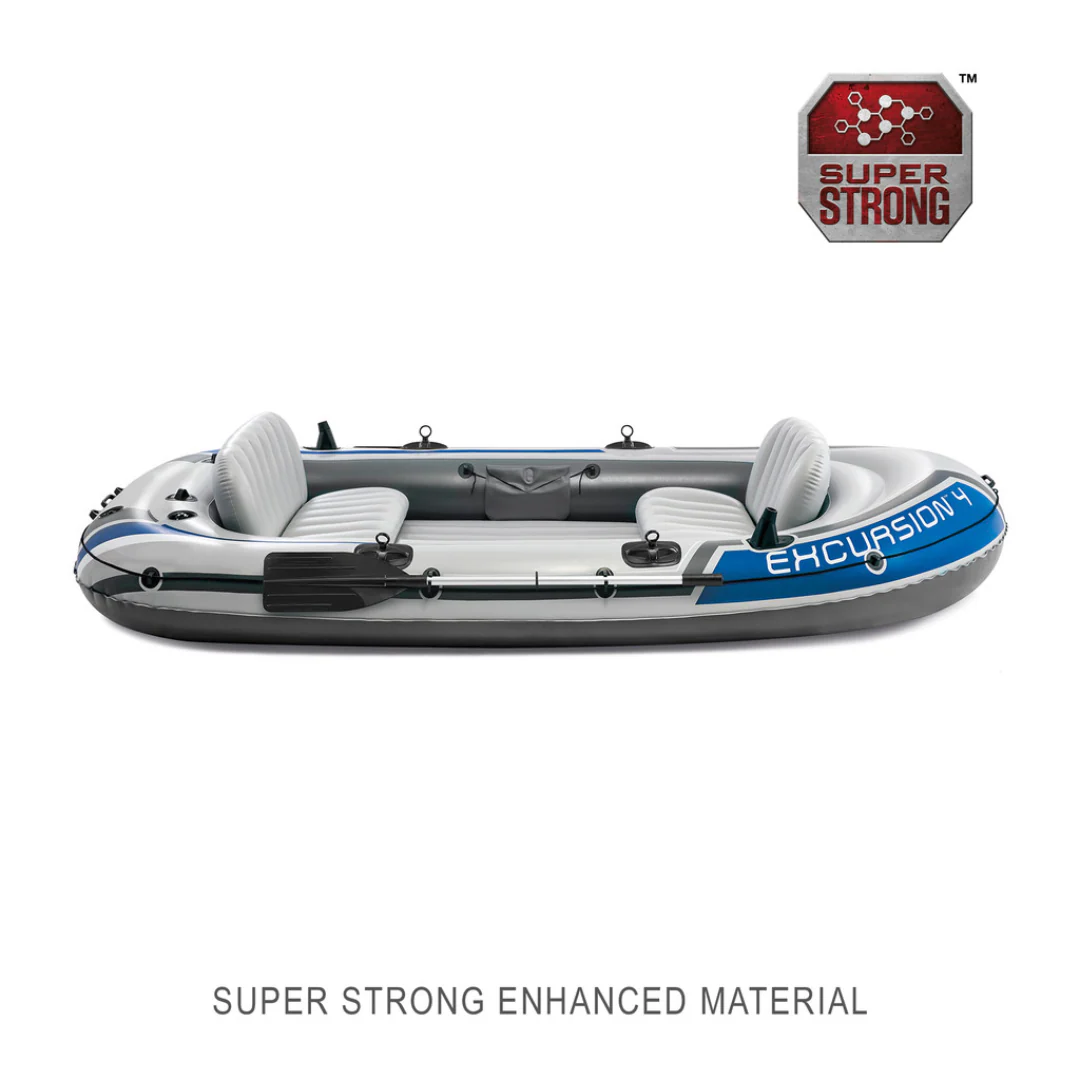 Intex Excursion 4 Inflatable Boat Set - 4 Person - Image 2