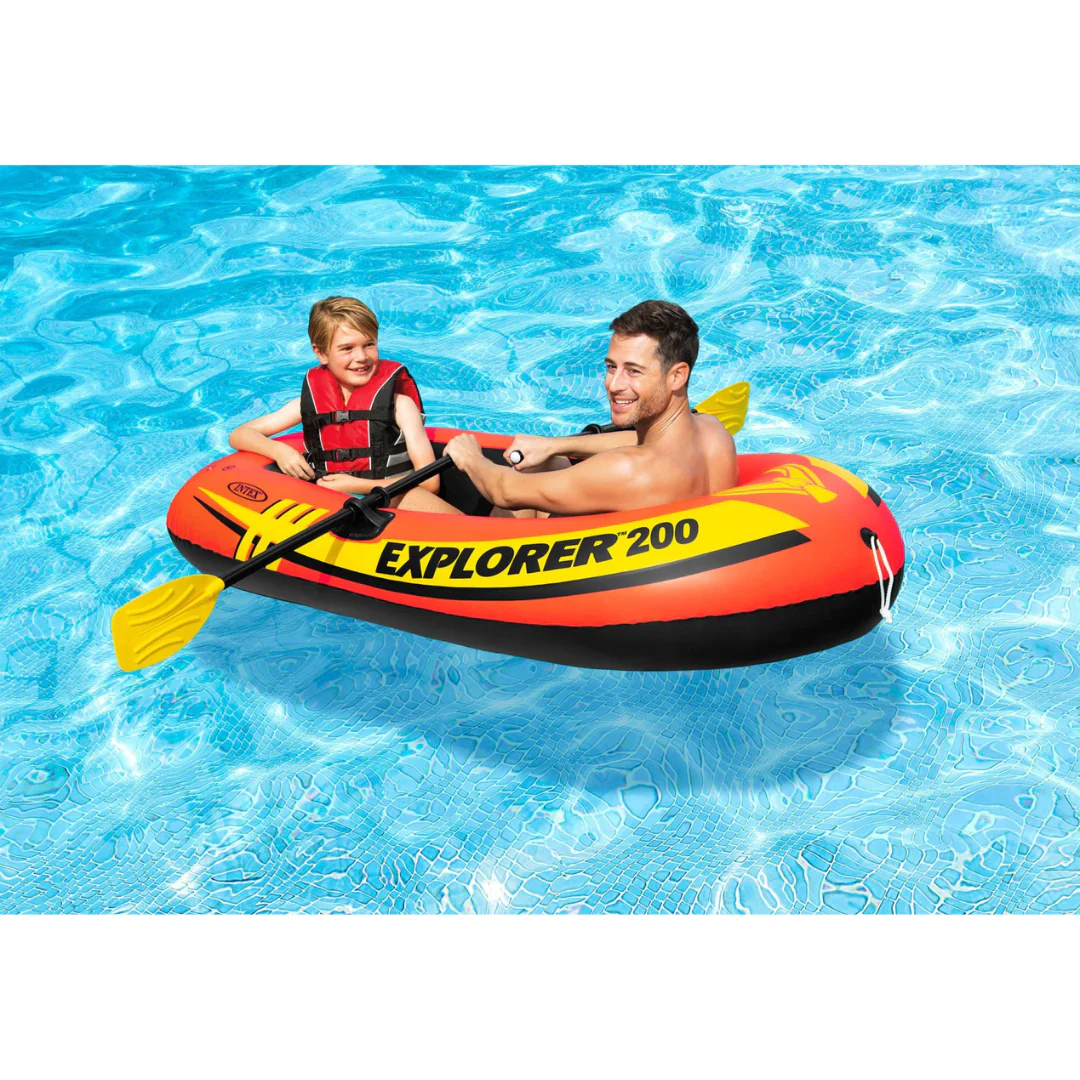 Intex Explorer 200 Boat Set, Age 6+ - Image 3