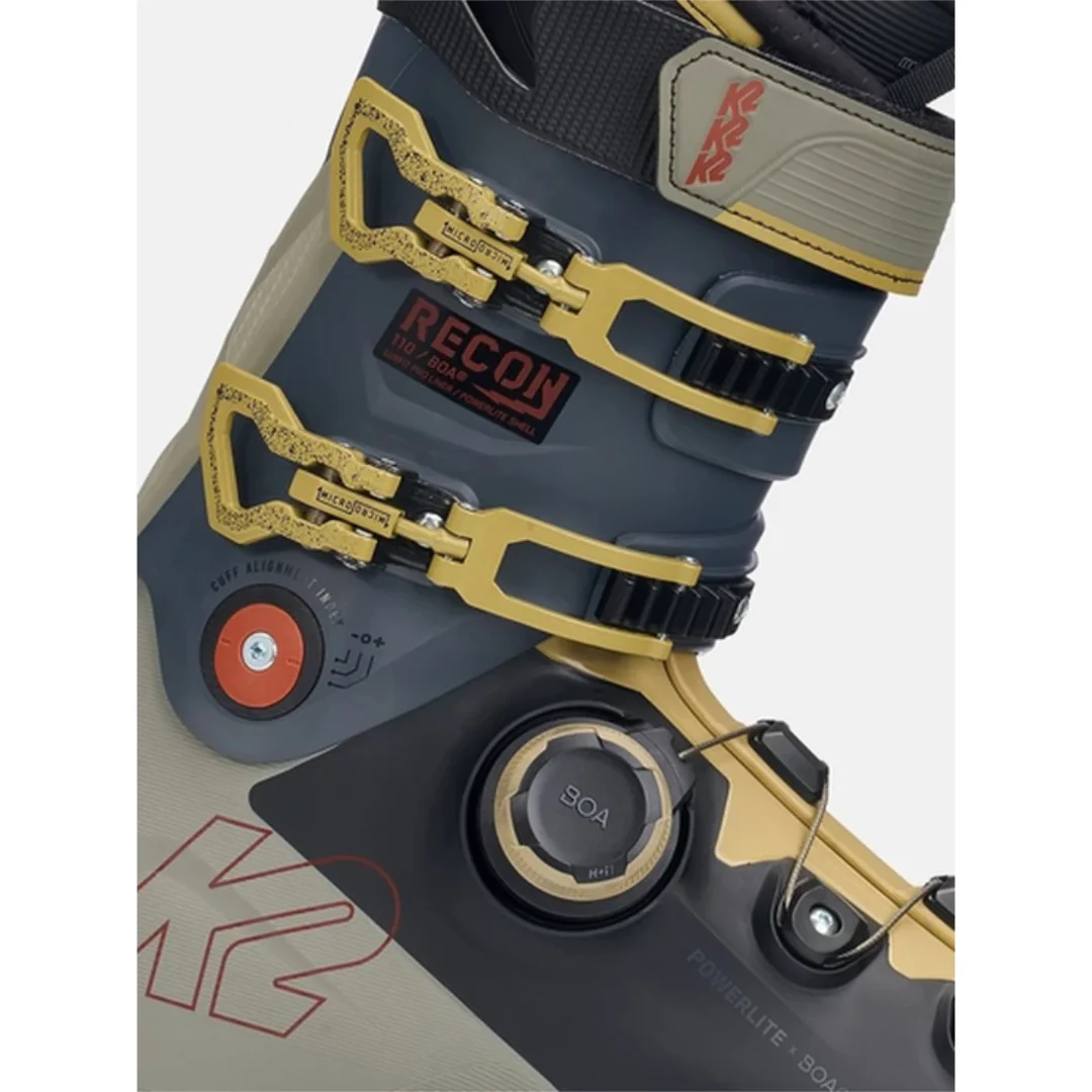 K2 Recon 110 BOA Mens Ski Boots - Grey - Image 6