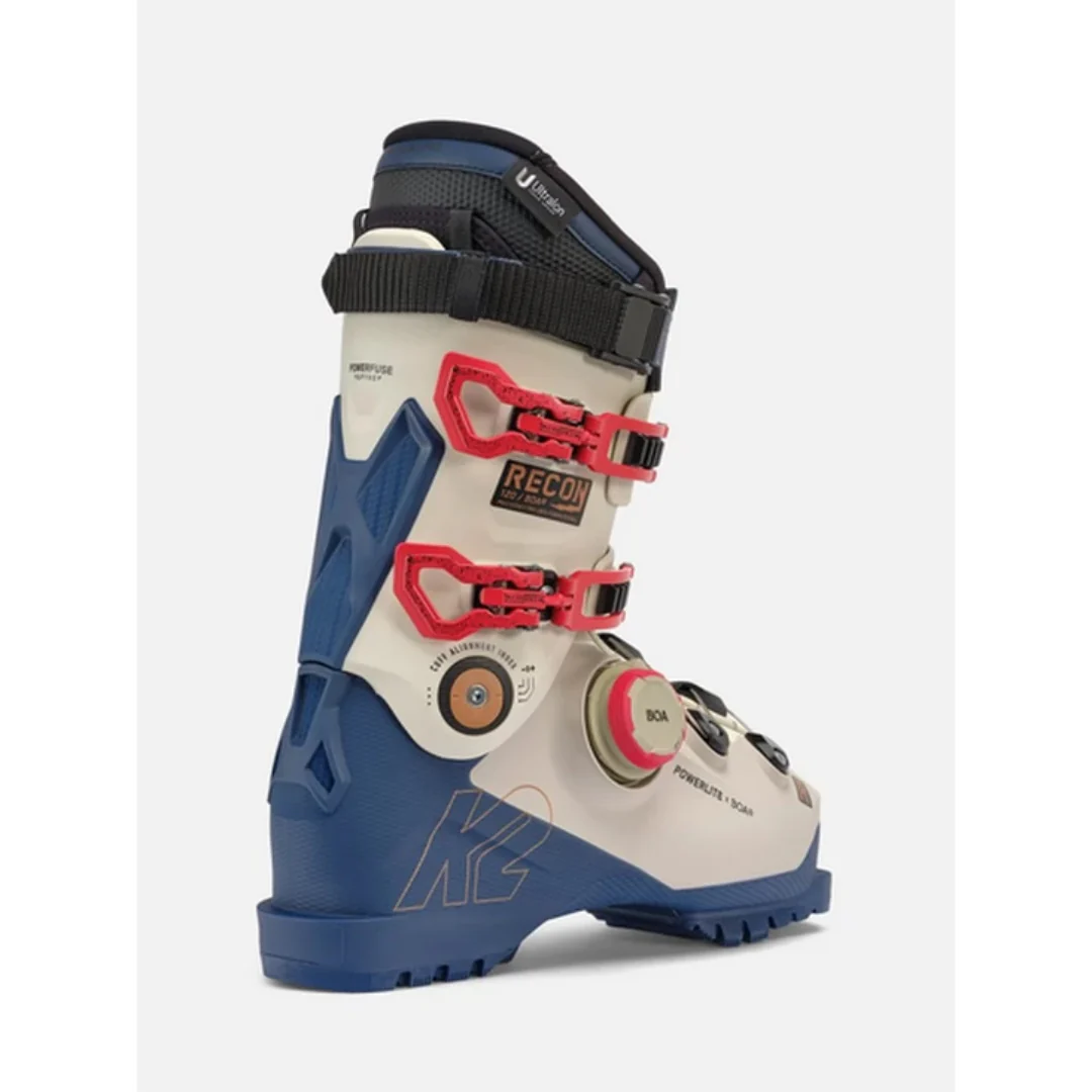 K2 RECON 120 BOA Mens Ski Boots - Tan - Image 2
