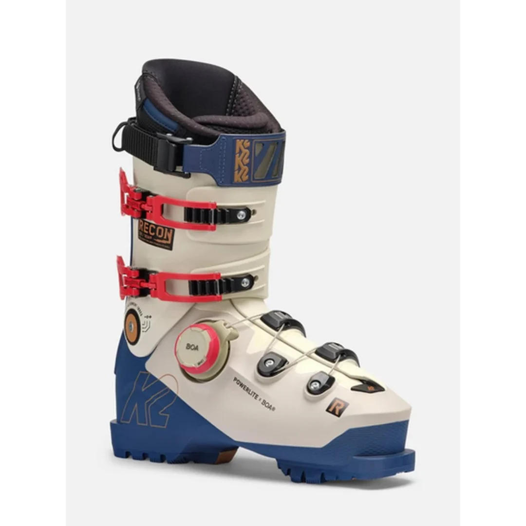 K2 RECON 120 BOA Mens Ski Boots - Tan - Image 8