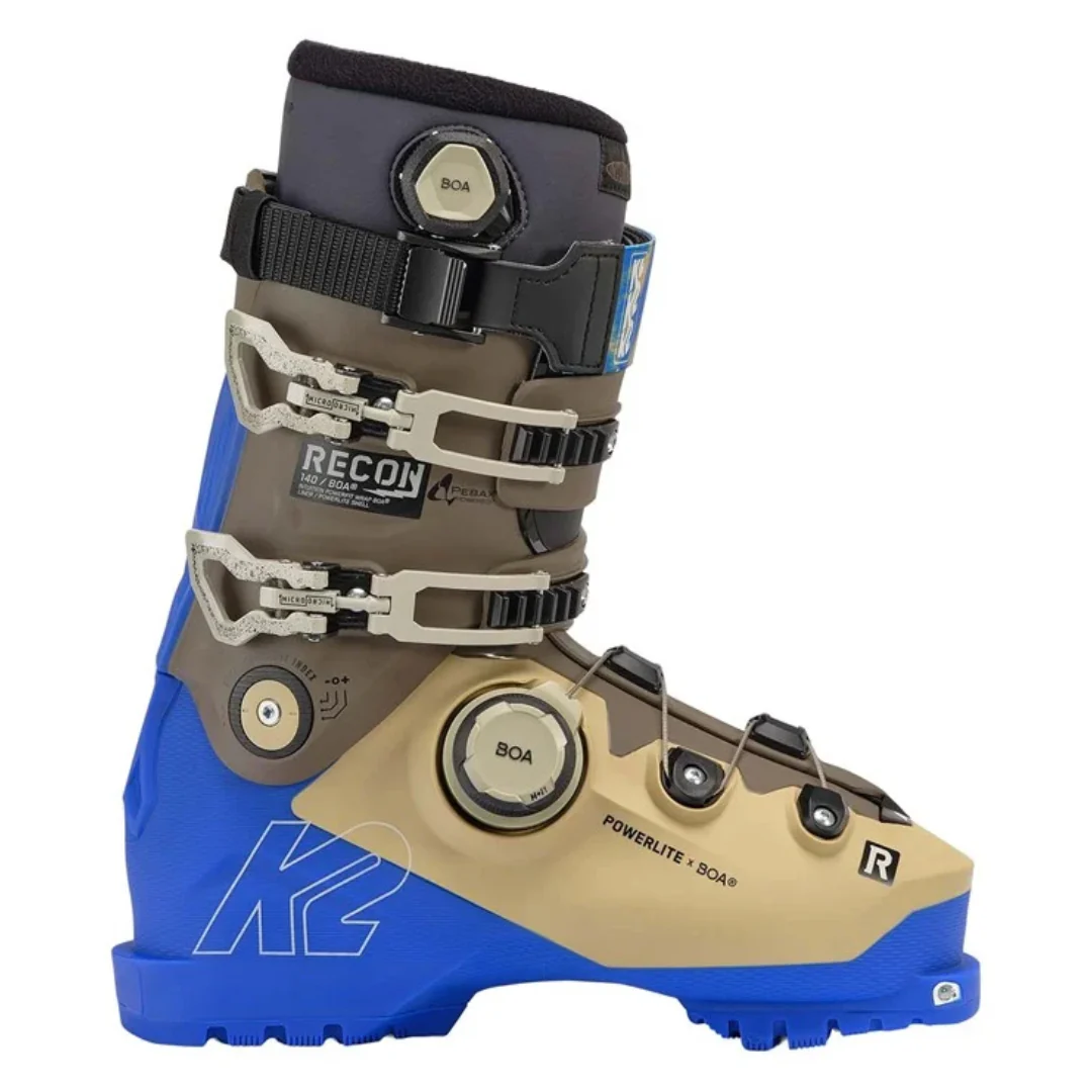 K2 RECON 140 BOA Mens Ski Boots - Tan - Image 2