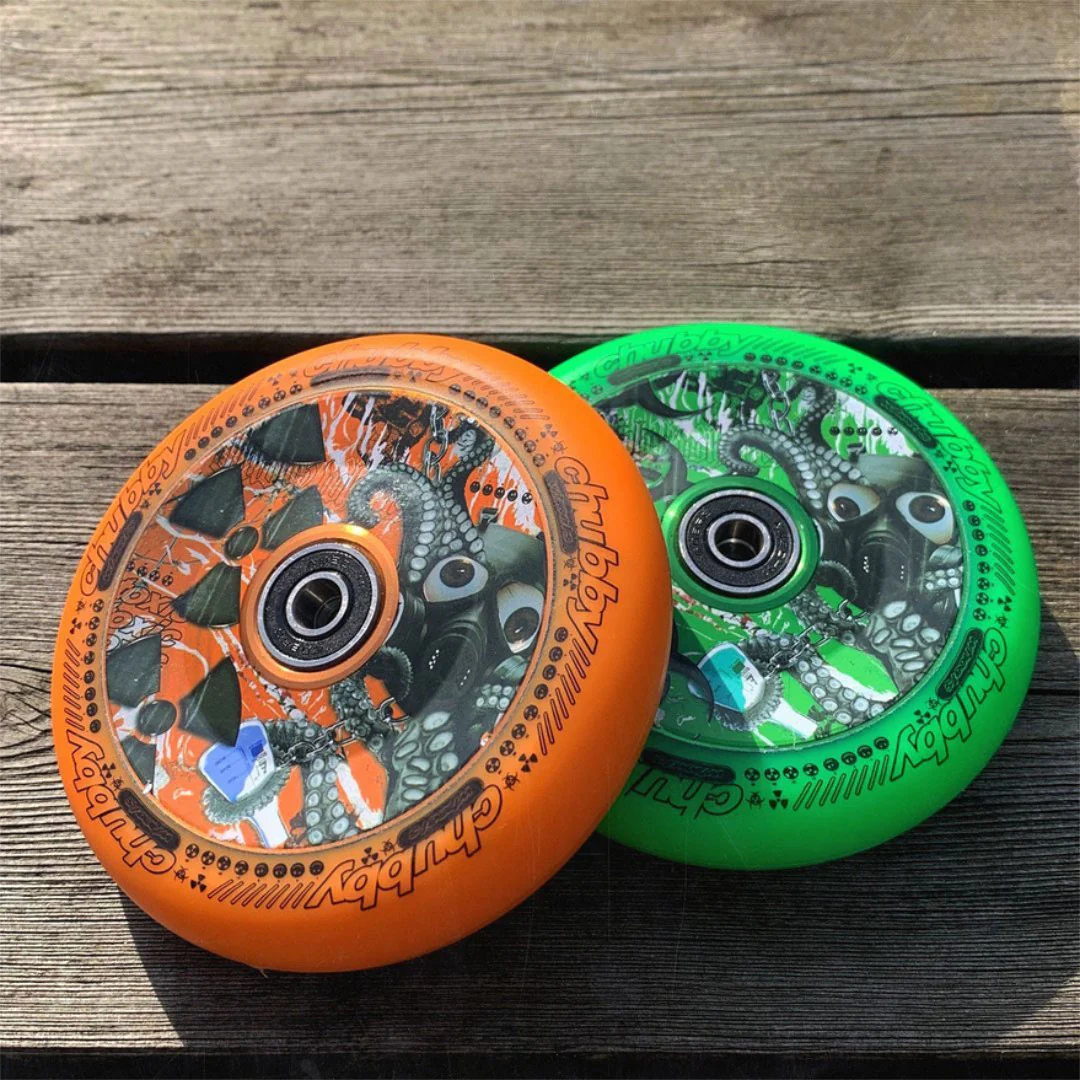 Chubby Lab Neon Green 110mm - Single Wheel - Image 7