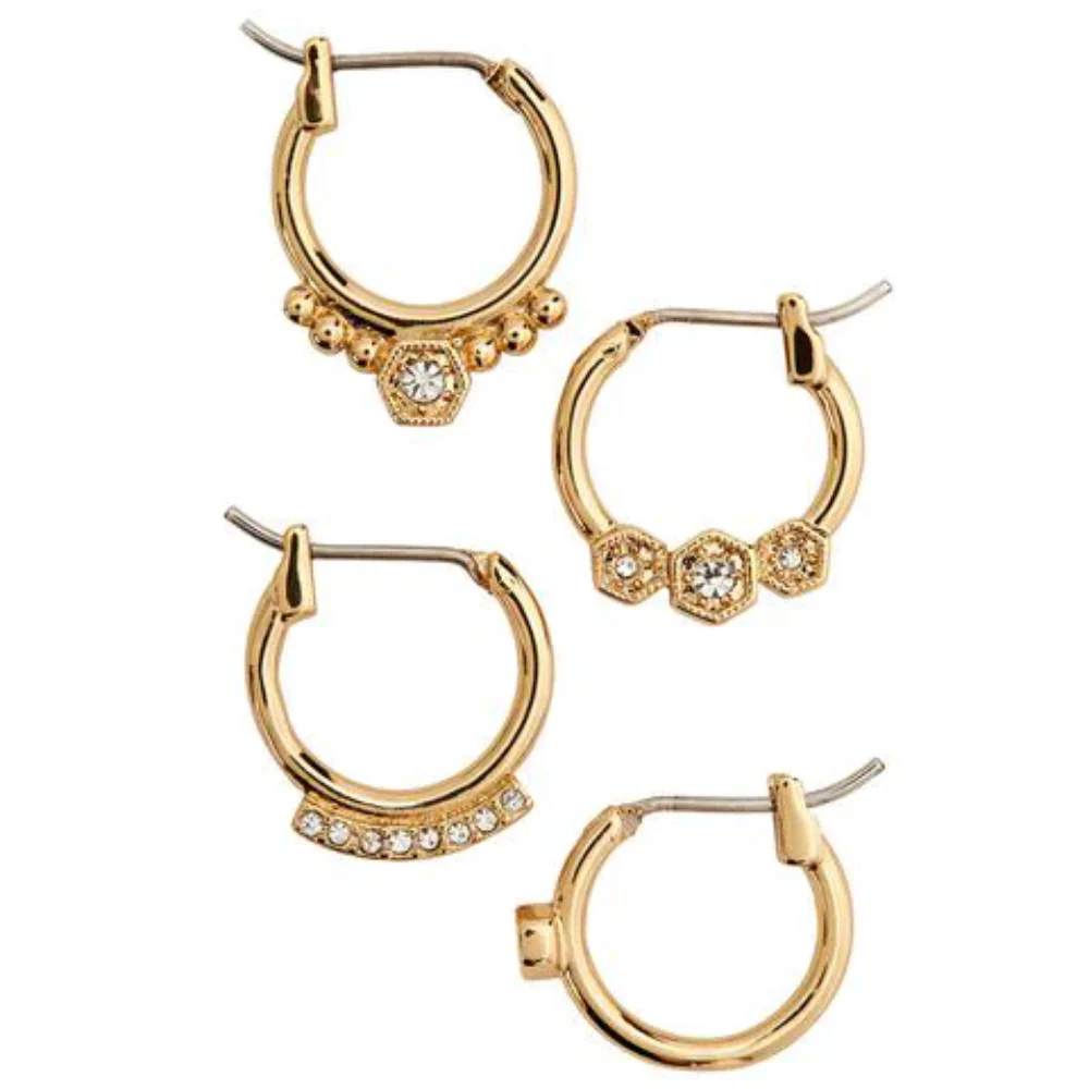 Luv Aj Full Bloom Hoop Earring Set - Image 2