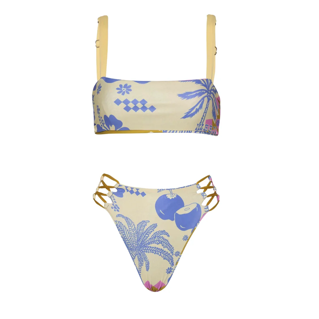 Maaji Women's Periwinkle Palms Inessa Top - Image 2