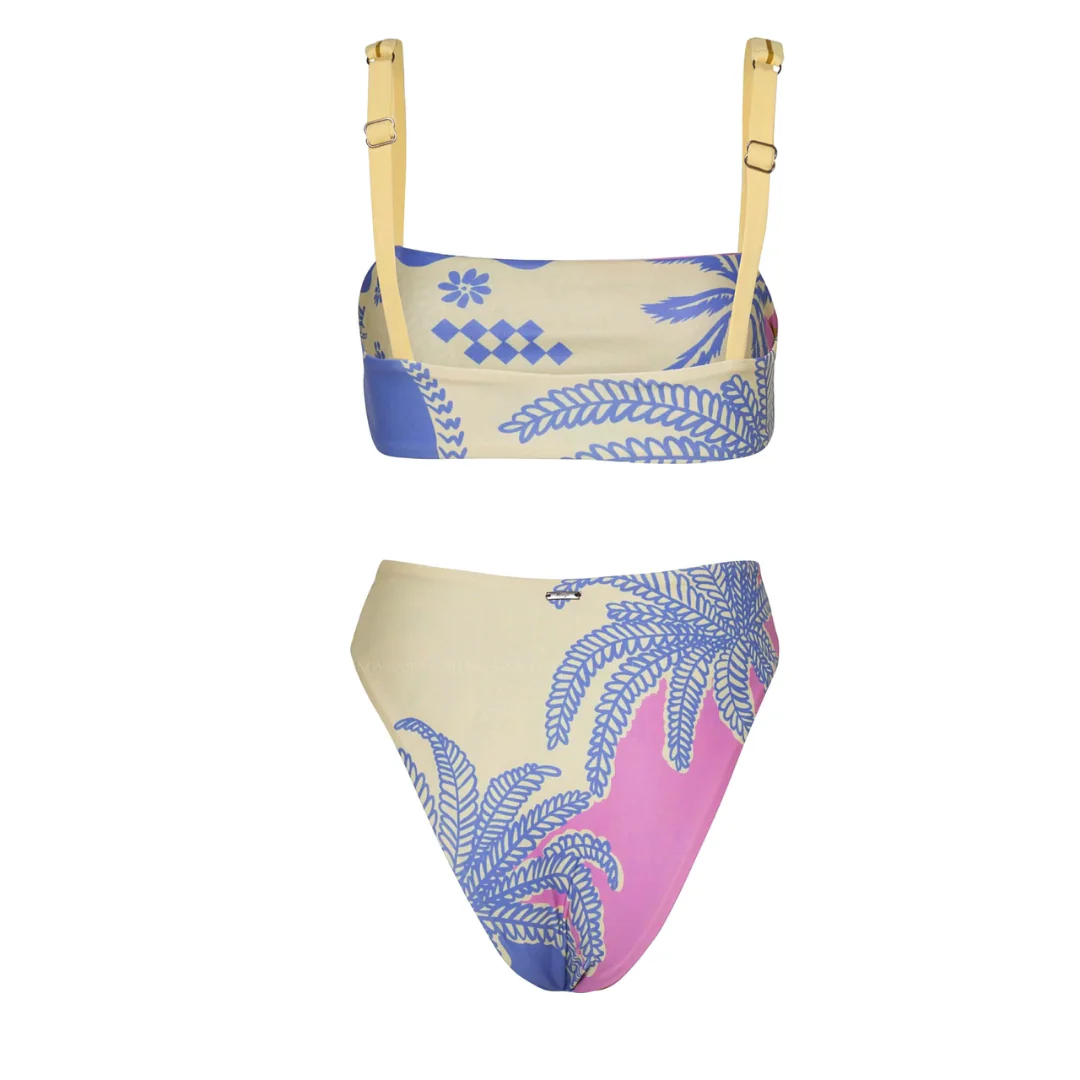 Maaji Women's Periwinkle Palms Inessa Top - Image 3