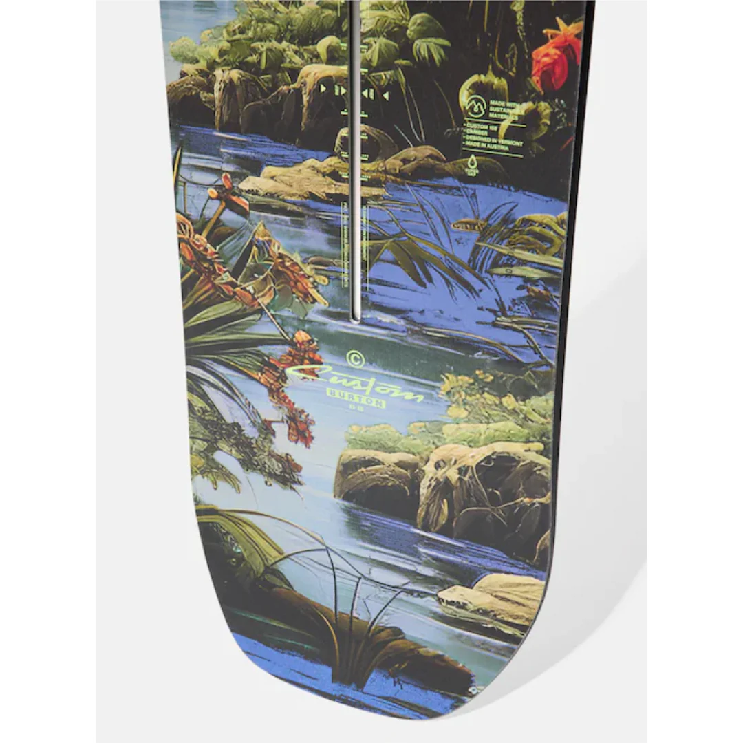 Burton Men's Custom Camber Snowboard - Jungle - Image 3