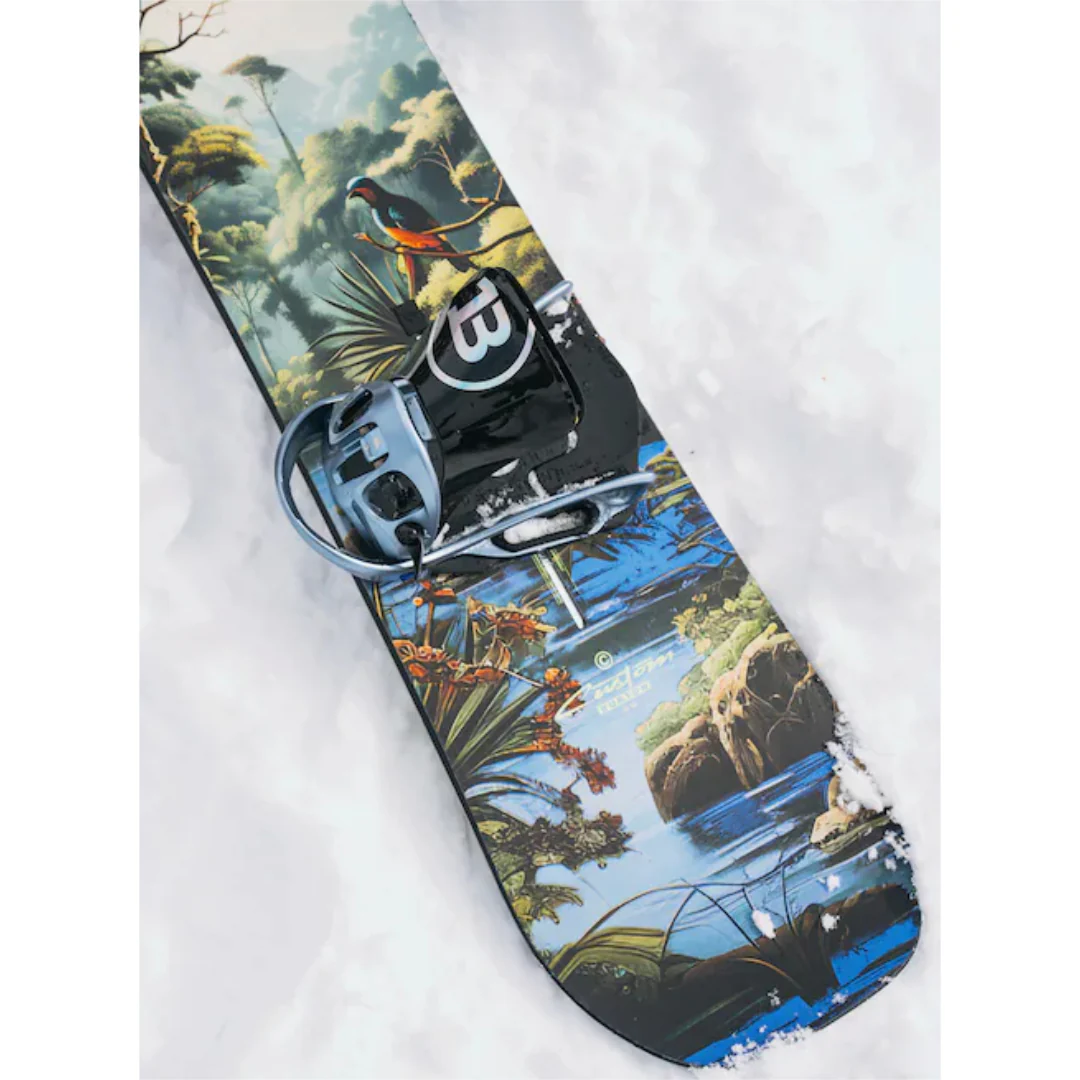 Burton Men's Custom Camber Snowboard - Jungle - Image 5