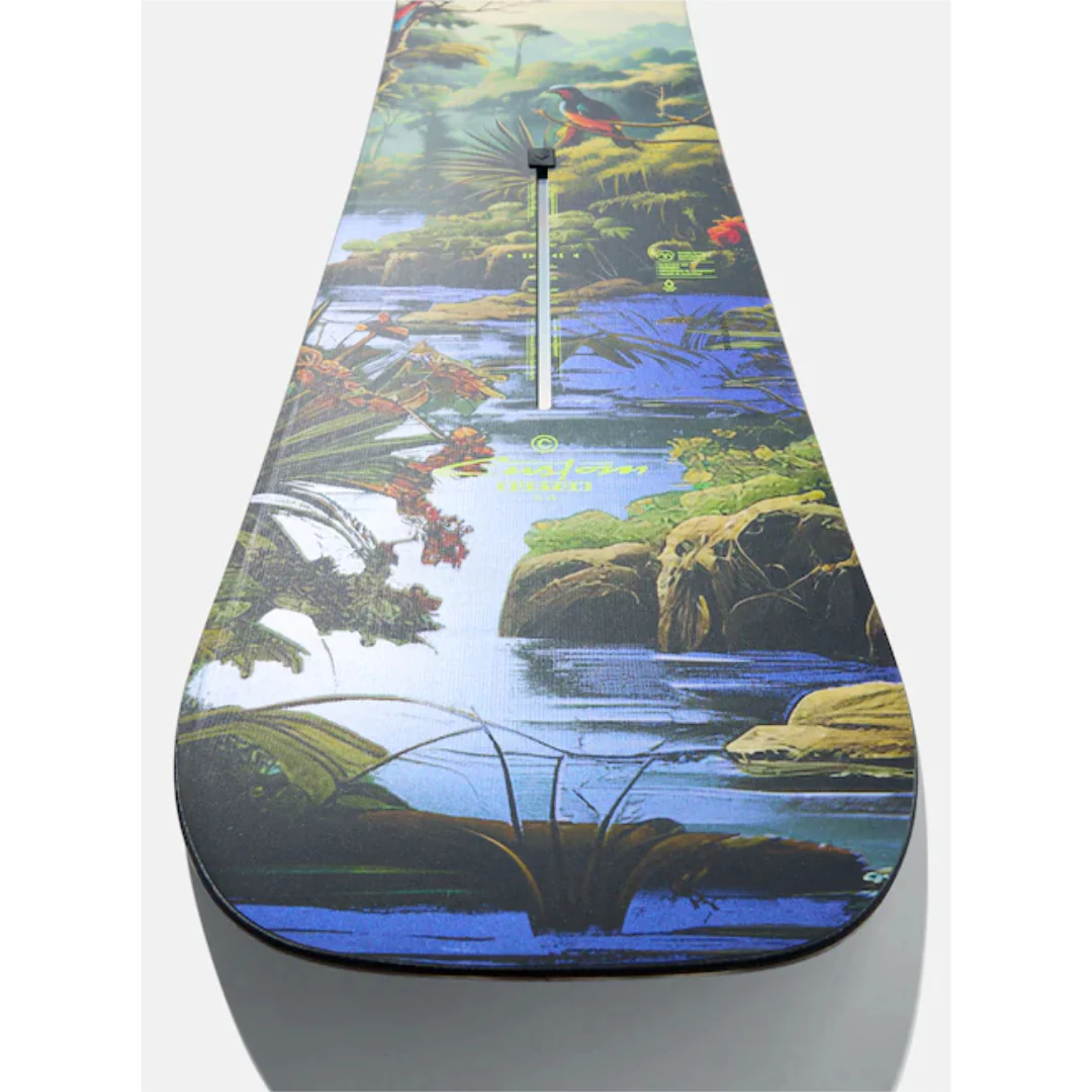 Burton Men's Custom Camber Snowboard - Jungle - Image 7