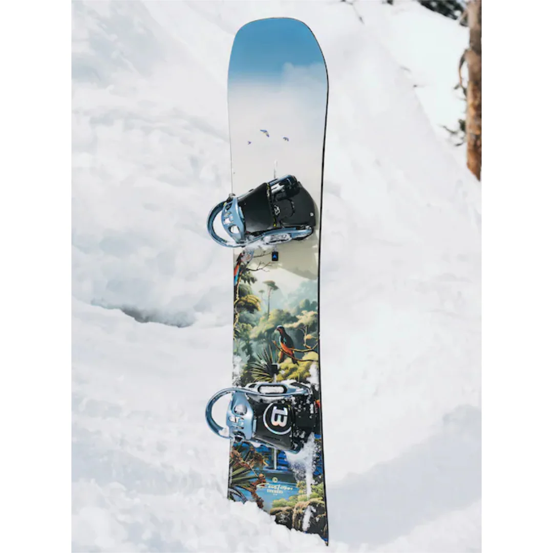 Burton Men's Custom Camber Snowboard - Jungle - Image 9