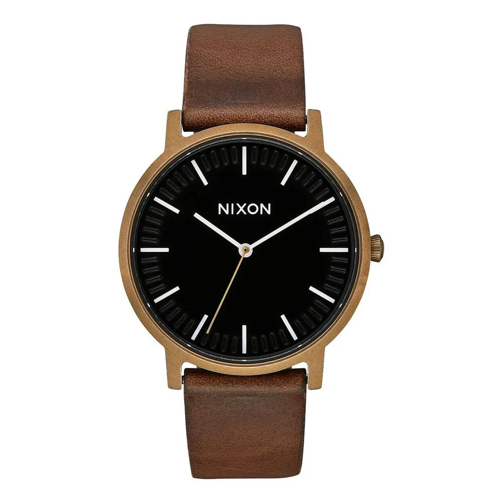Nixon Porter Mens Leather Watch - Image 3
