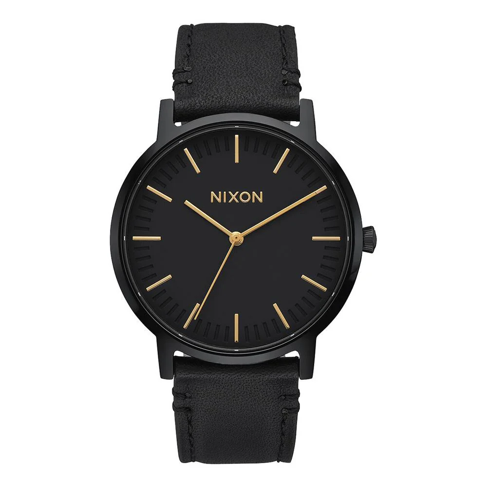 Nixon Porter Mens Leather Watch - Image 4