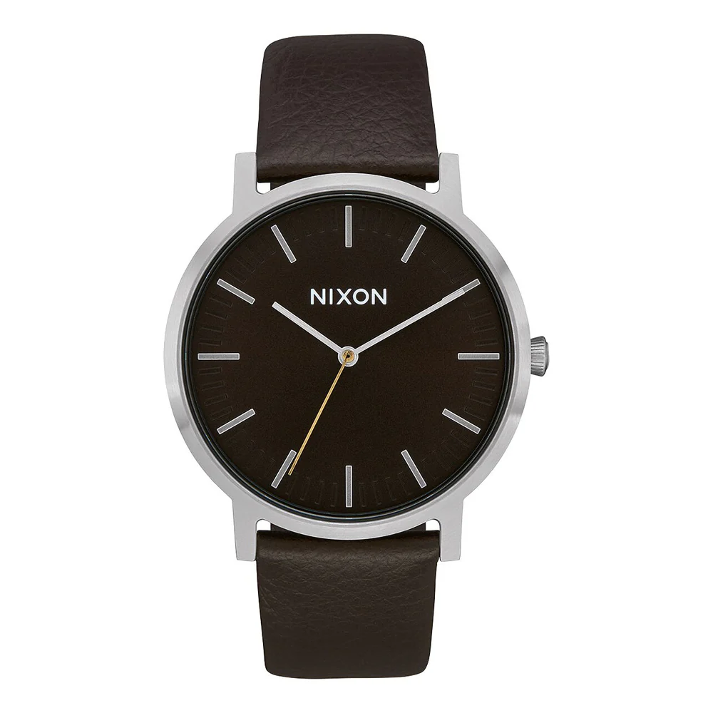 Nixon Porter Mens Leather Watch - Image 6