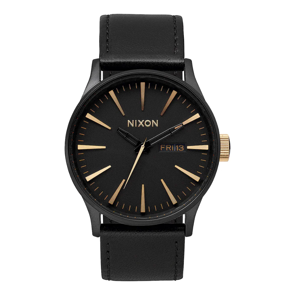 Nixon Sentry Leather Band Watch - Image 10