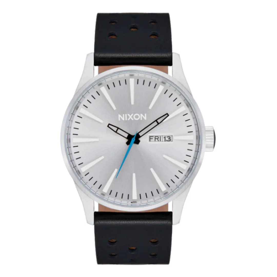 Nixon Sentry Leather Band Watch - Image 13