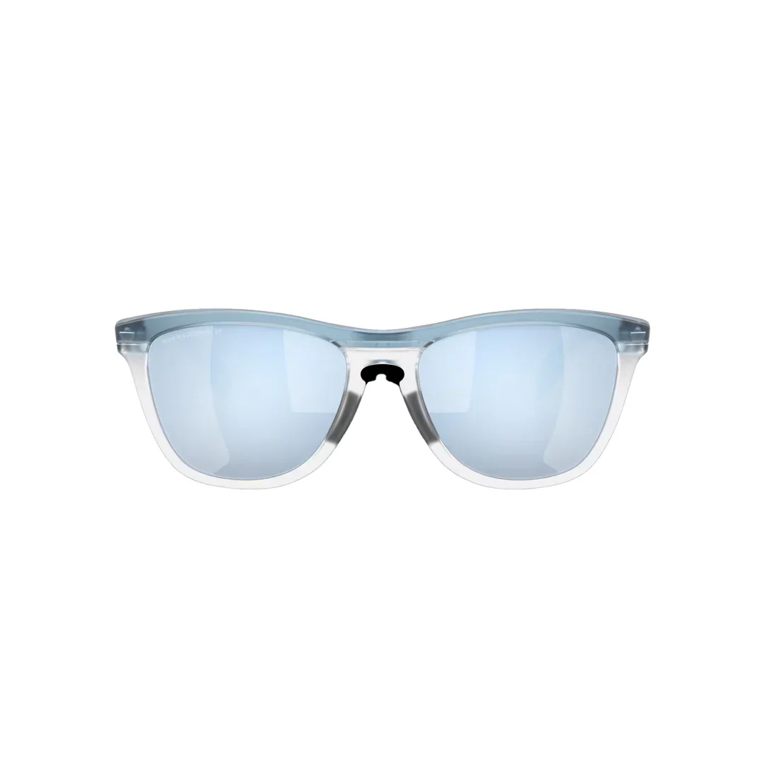 Oakley Men's Frogskins Range - PRIZM Deep Water Polarized, Matte Transparent Stonewash - Image 2