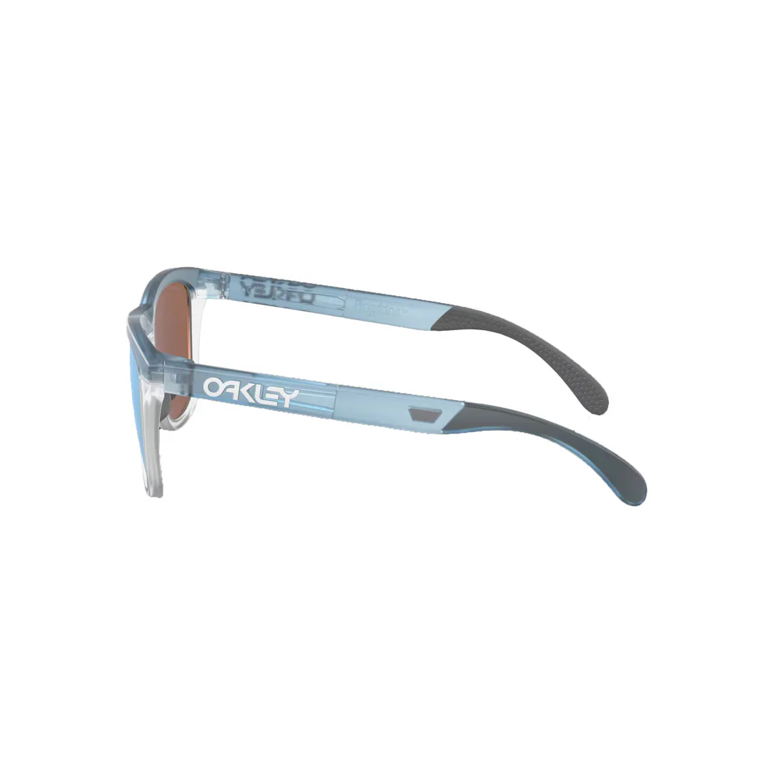 Oakley Men's Frogskins Range - PRIZM Deep Water Polarized, Matte Transparent Stonewash - Image 3