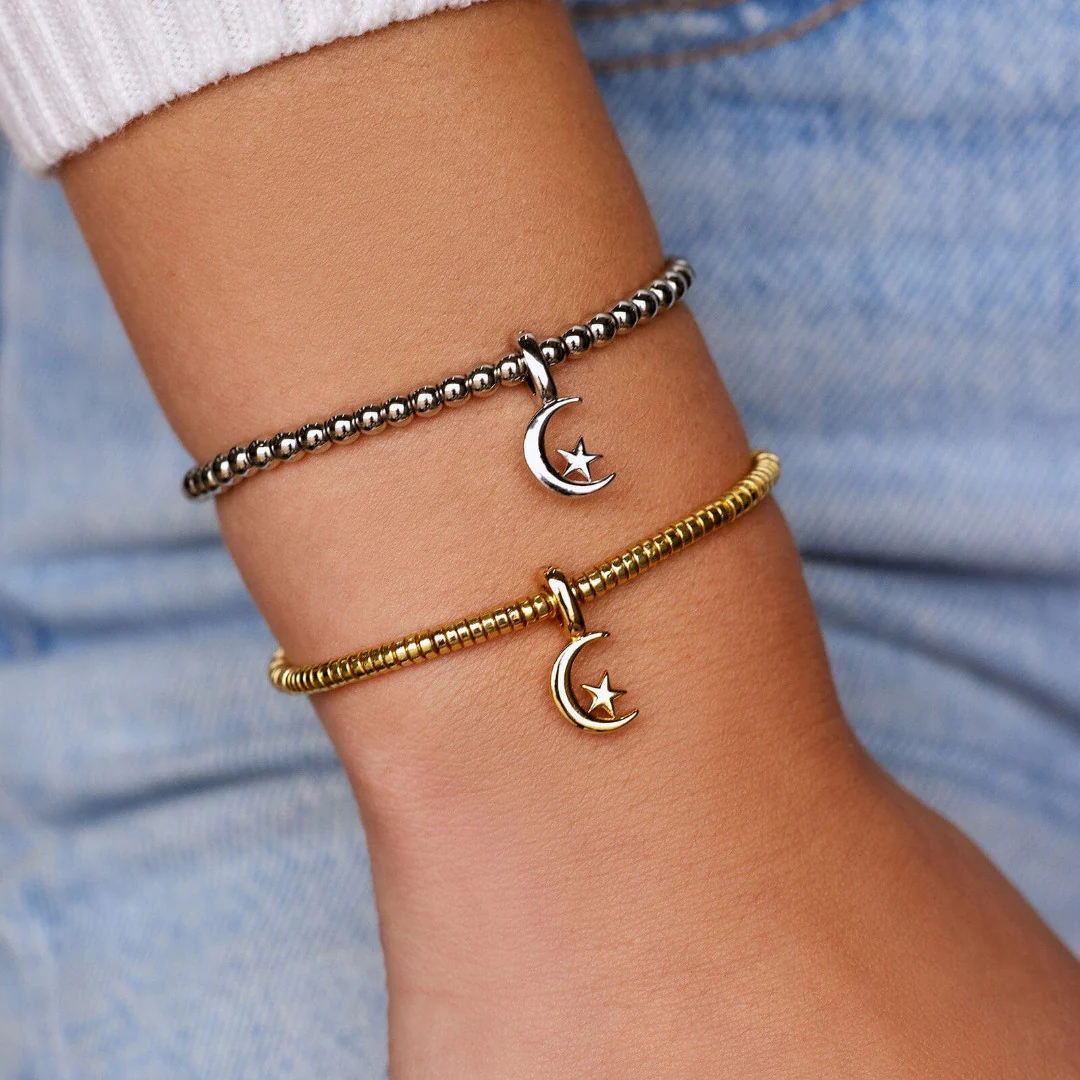 Pura Vida Harper Star And Moon Charm - Image 3