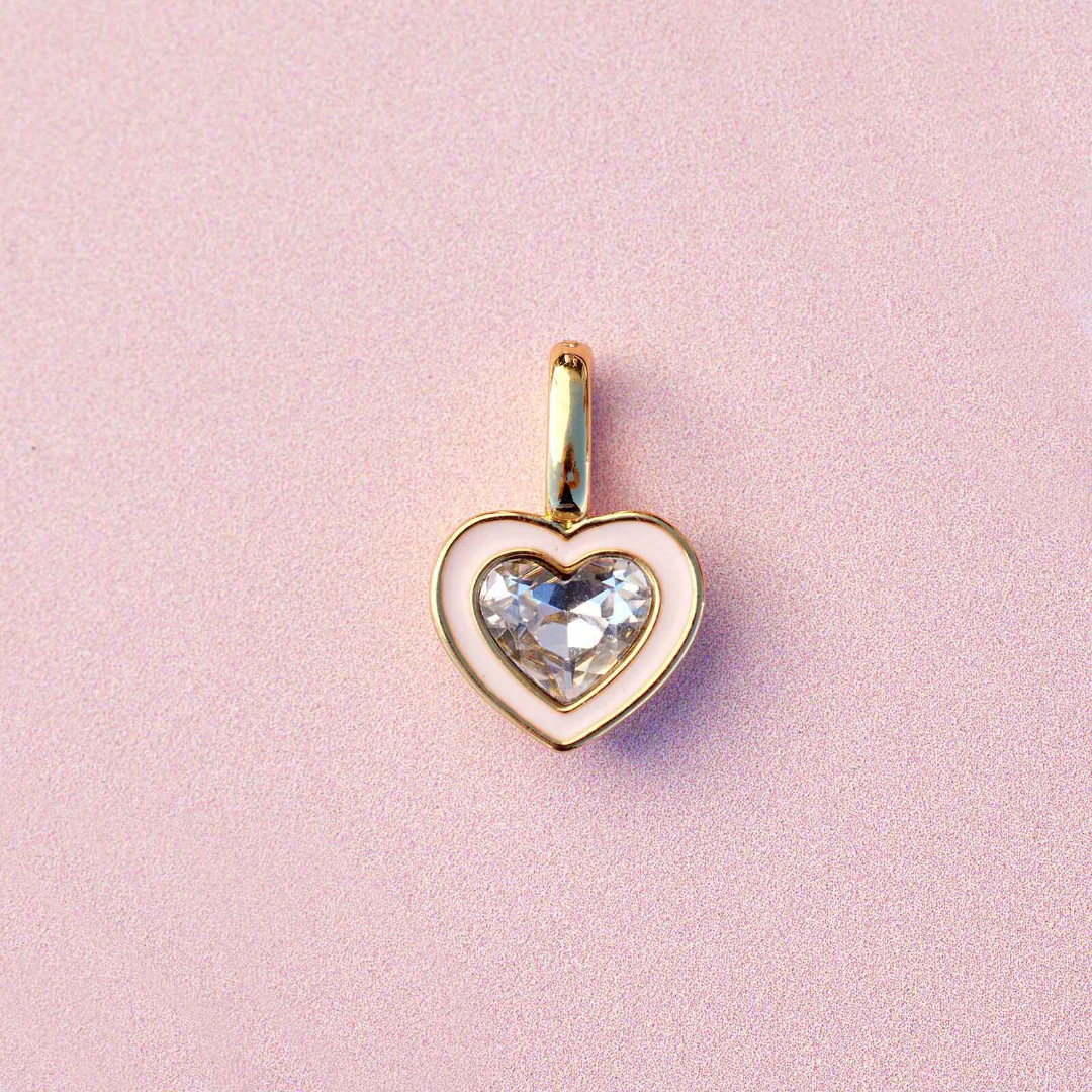 Pura Vida Harper Stone & Enamel Heart Charm - Image 2