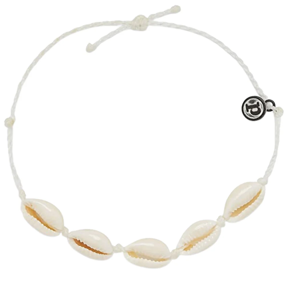 Pura Vida Knotted Cowries Anklet