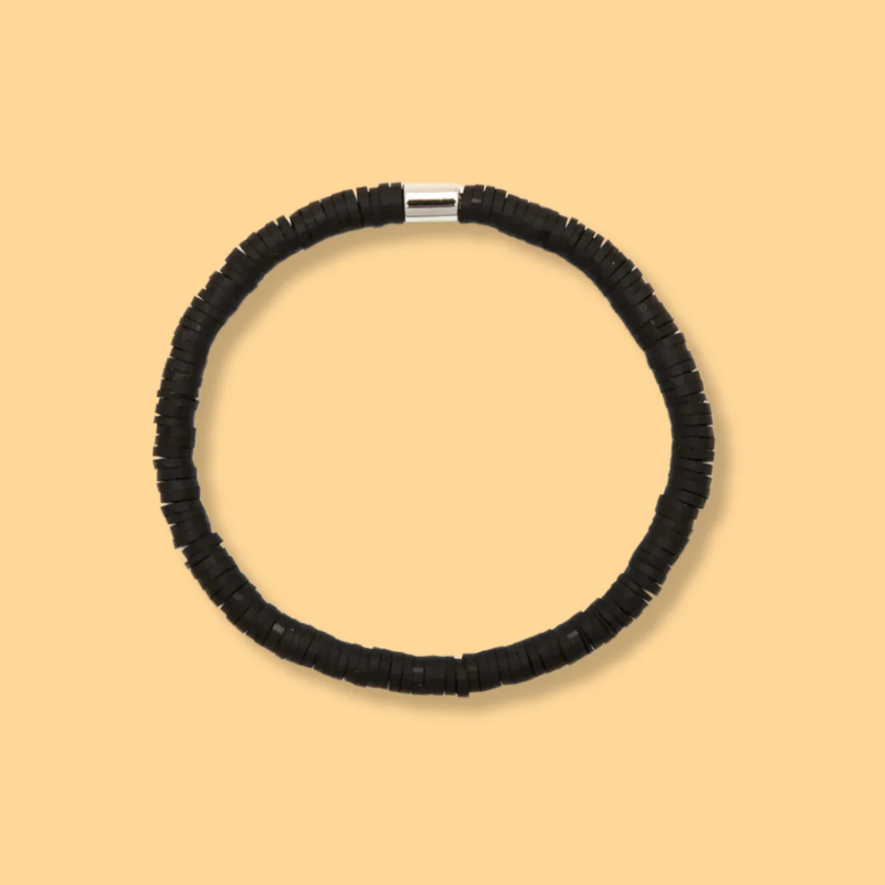 Pura Vida Seascape Vinyl Disc Stretch Bracelet