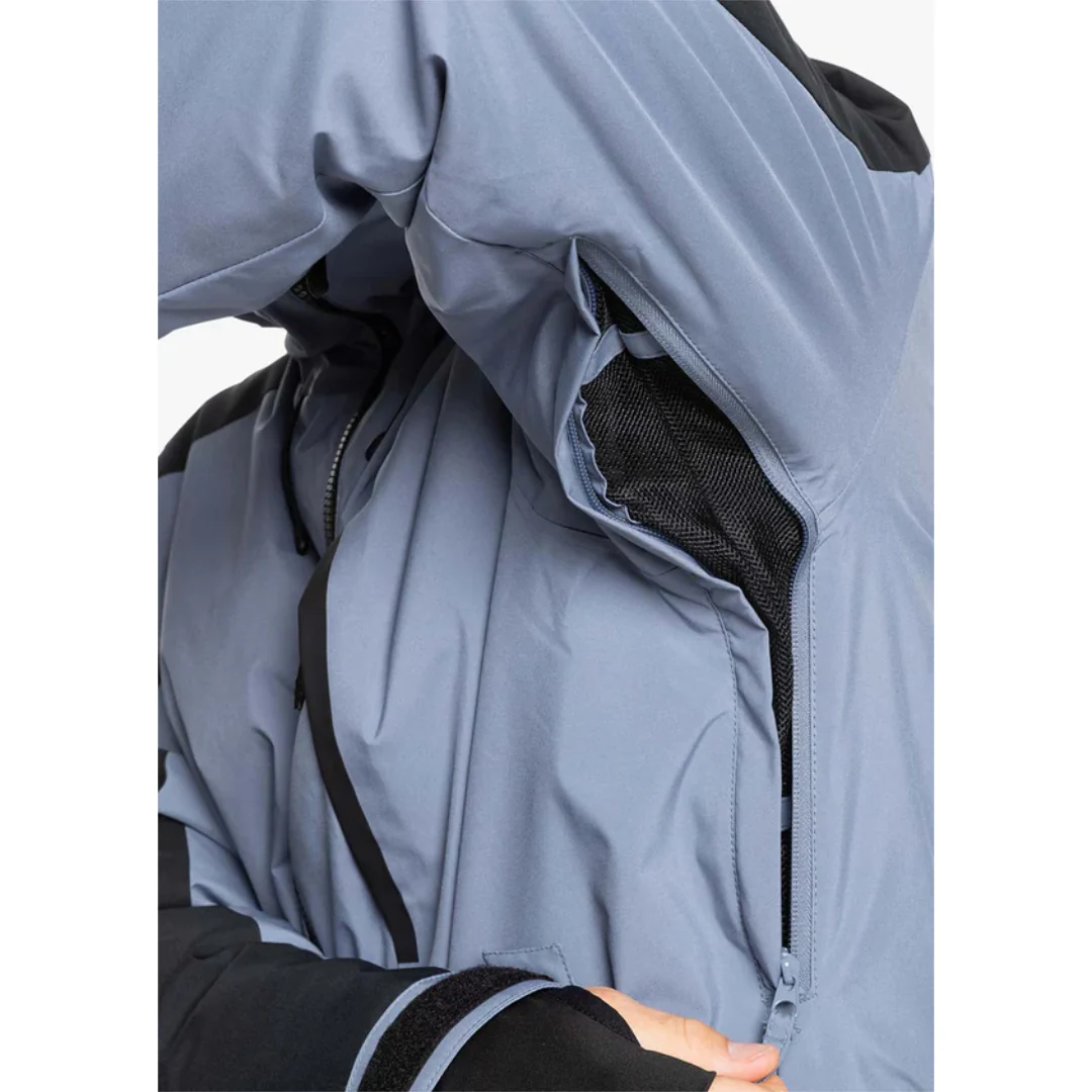 Quiksilver Men's Misson Block Jacket - Flint Stone - Image 10