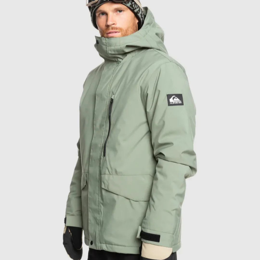 Quiksilver Men's Mission Solid Jacket - Sea Spray - Image 3