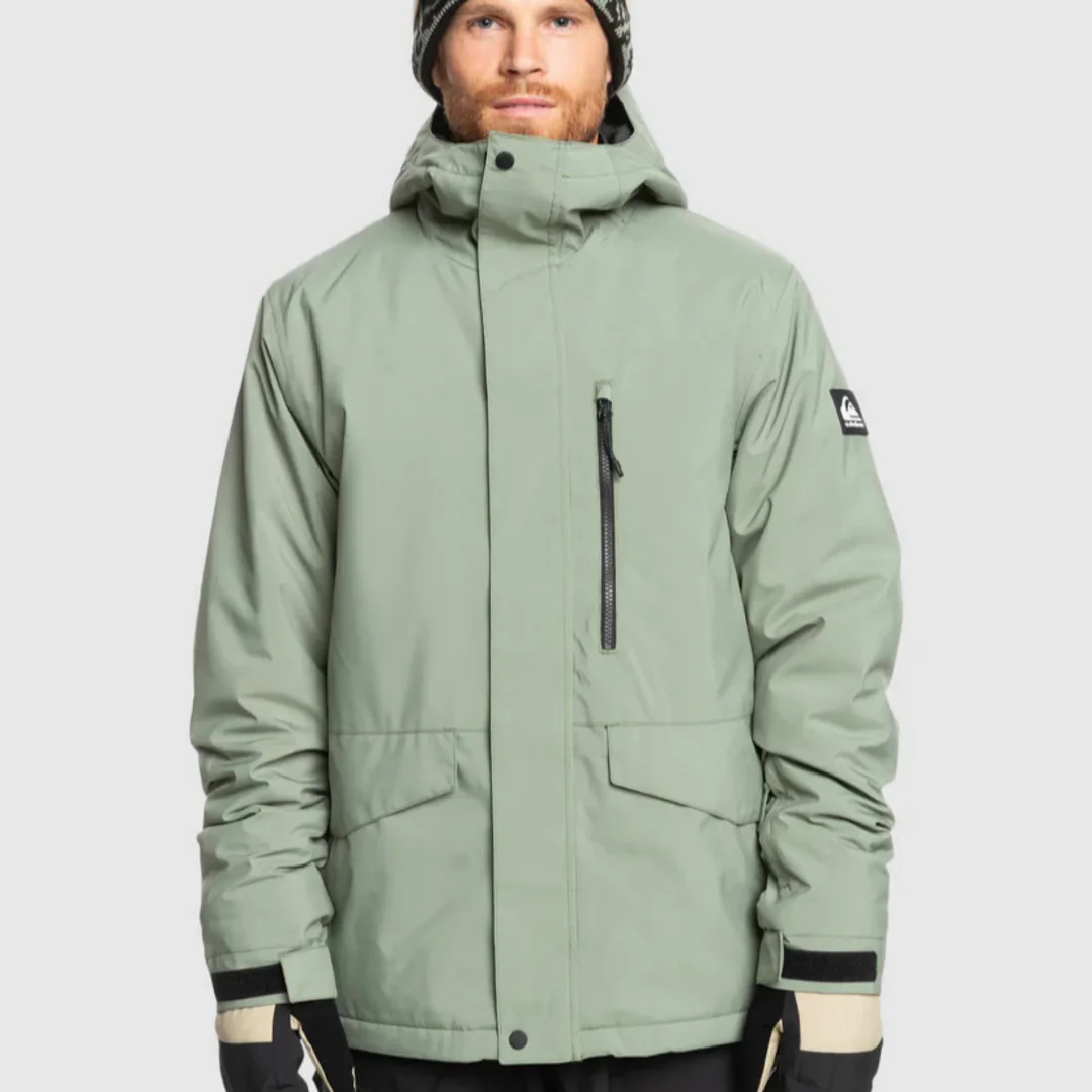 Quiksilver Men's Mission Solid Jacket - Sea Spray - Image 6