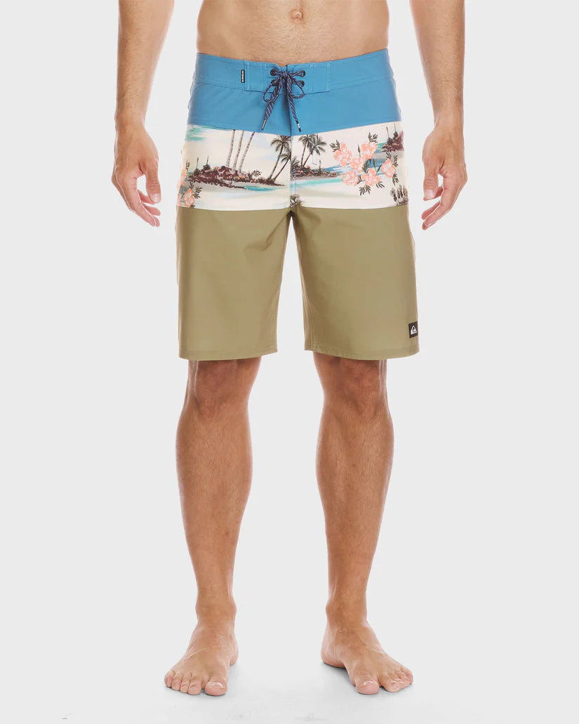 Quiksilver Men's Surfsilk Panel 20" Boardshorts - Niagara
