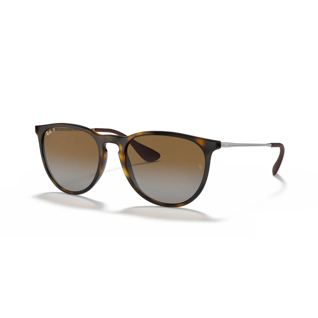 Ray Ban Erika - Unisex Sunglasses - Light Havana, Brown Polar