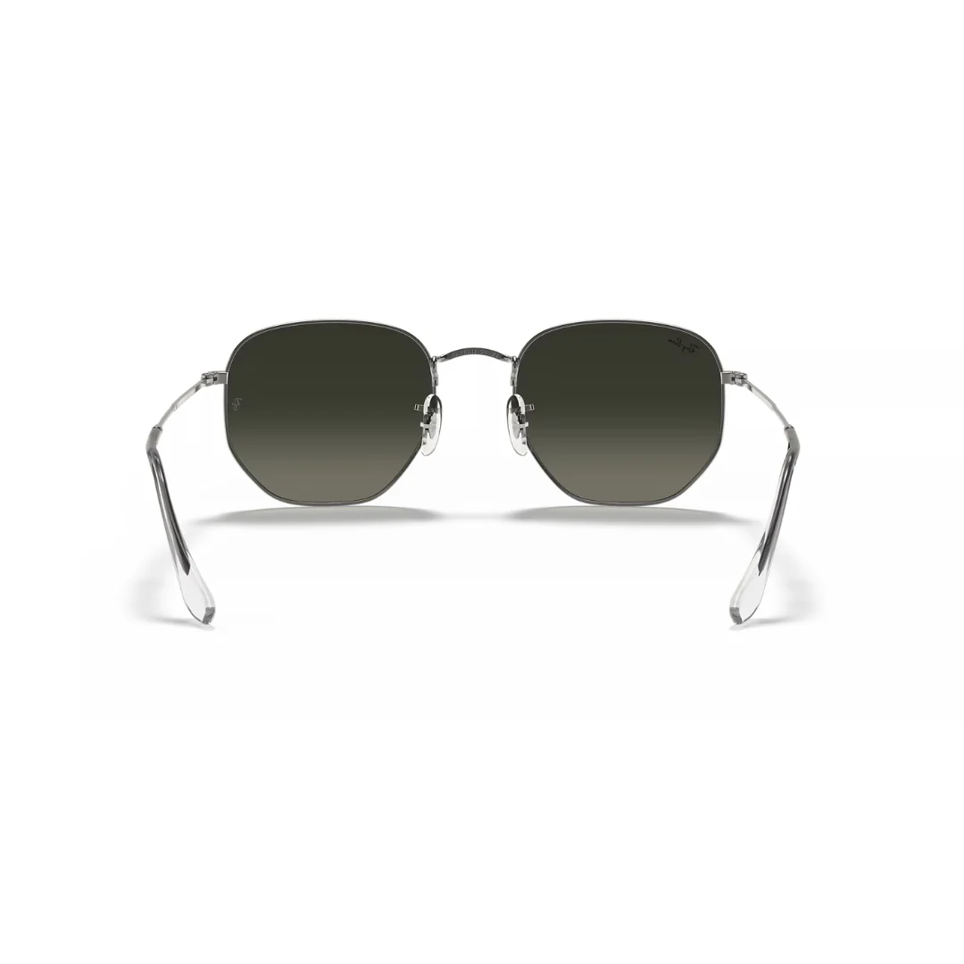Ray Ban Hexagonal - Gunmetal, Light Grey Gradient Dark Grey - Image 4