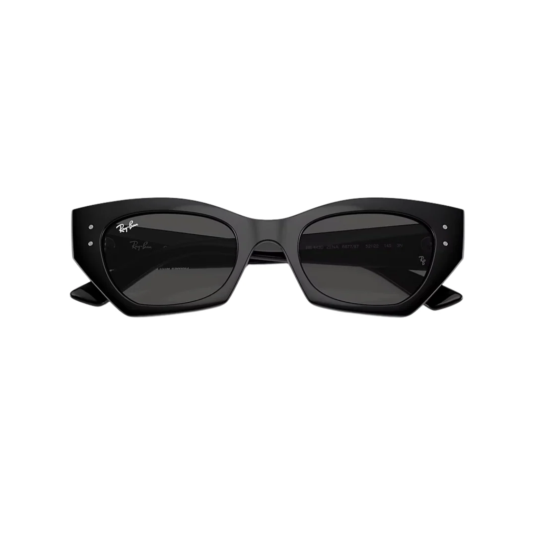 Ray Ban Zena Sunglasses - Black, Dark Grey - Image 2