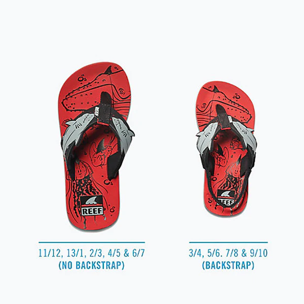 Reef Boys Infant Ahi Shark Sandals - Image 3