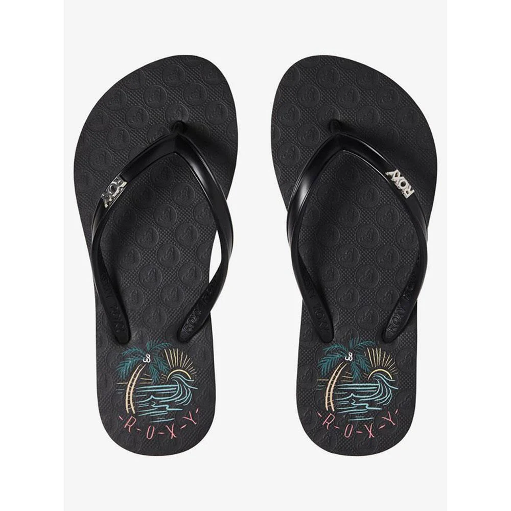 Roxy Girls Viva Stamp Flip Flops - Image 2