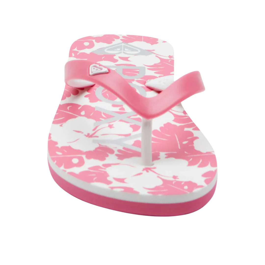 Roxy RG Tahiti VII Flip Flops - Super Pink/White - Image 3