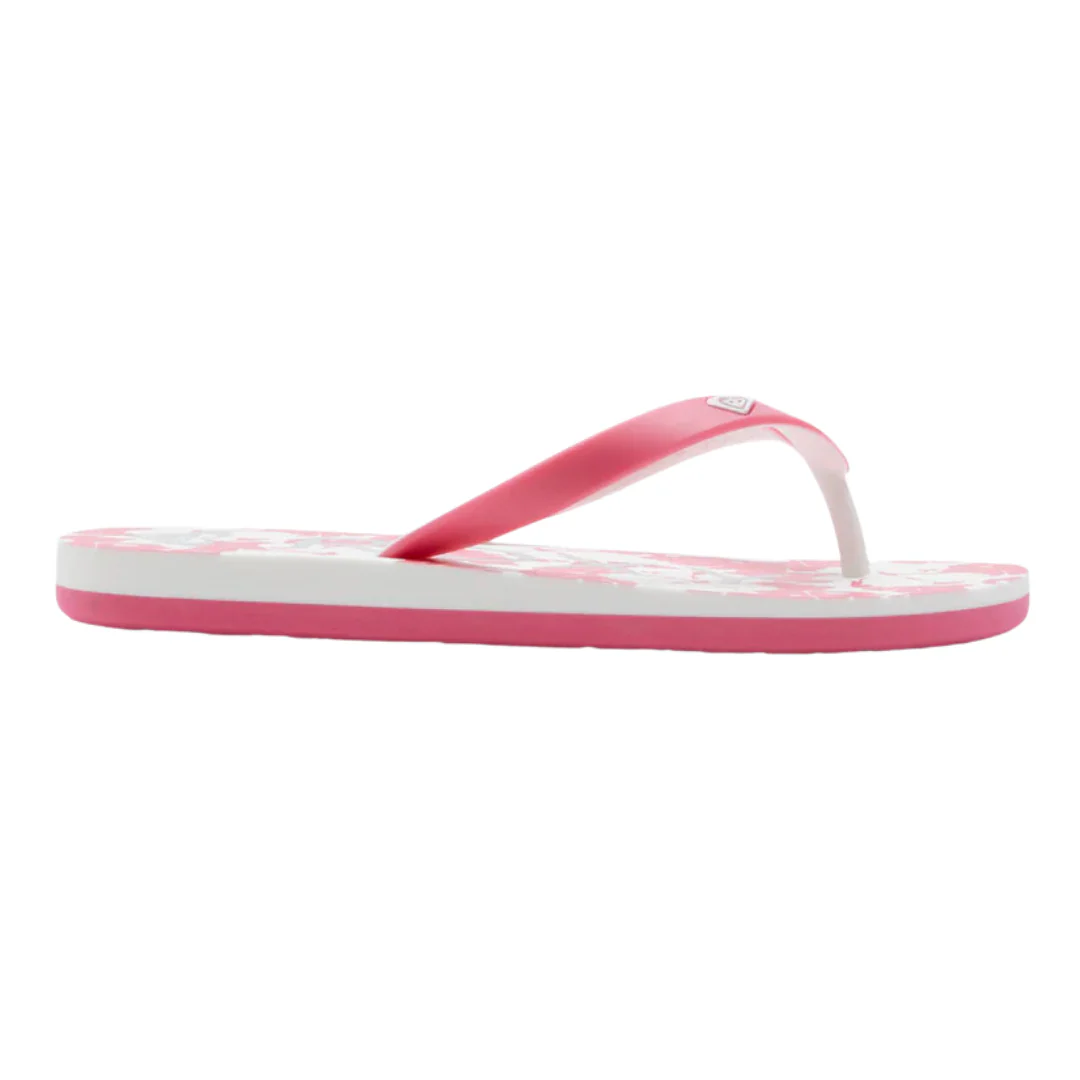 Roxy RG Tahiti VII Flip Flops - Super Pink/White - Image 4