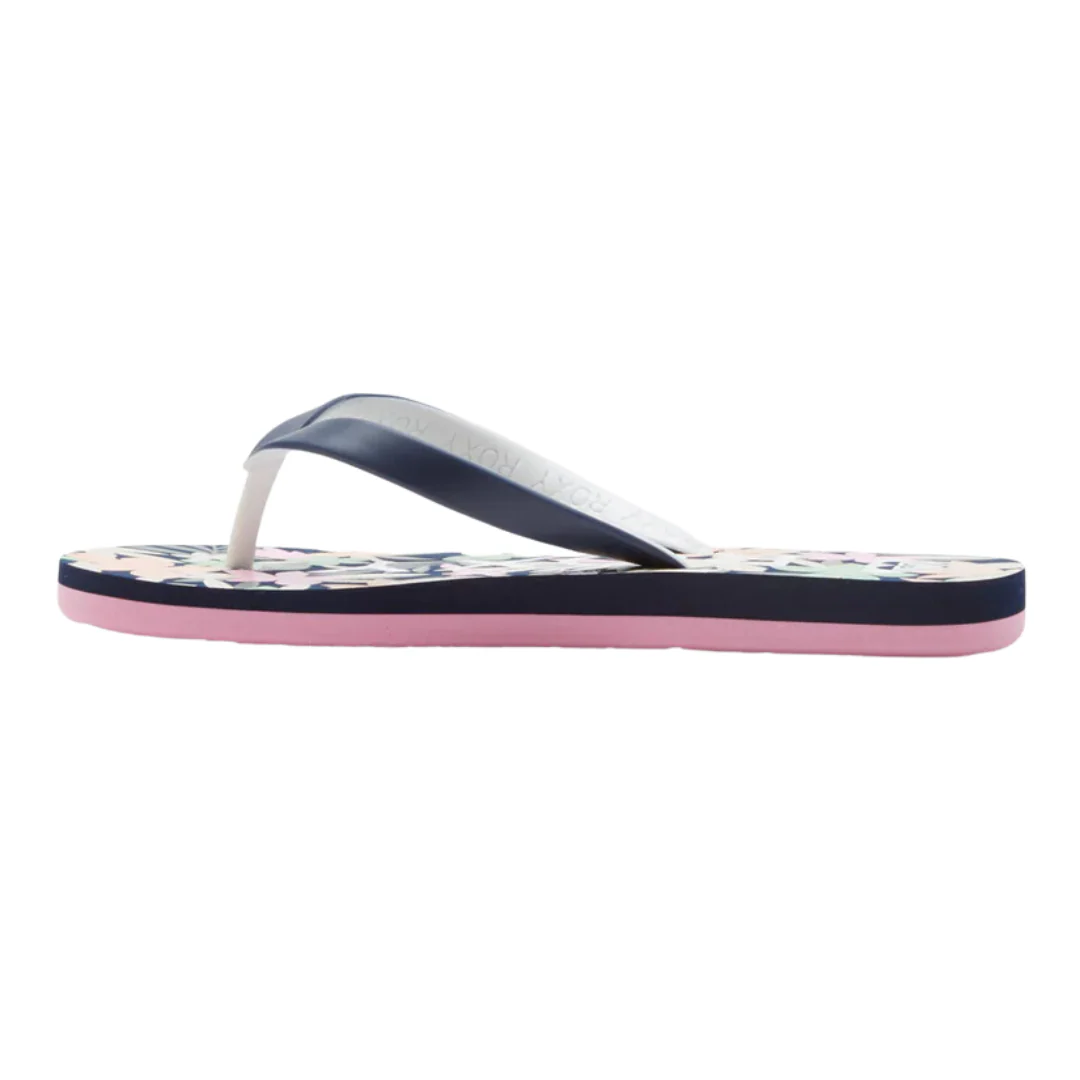 Roxy RG Tahiti VII Flip Flops - Light Navy/Pink - Image 4
